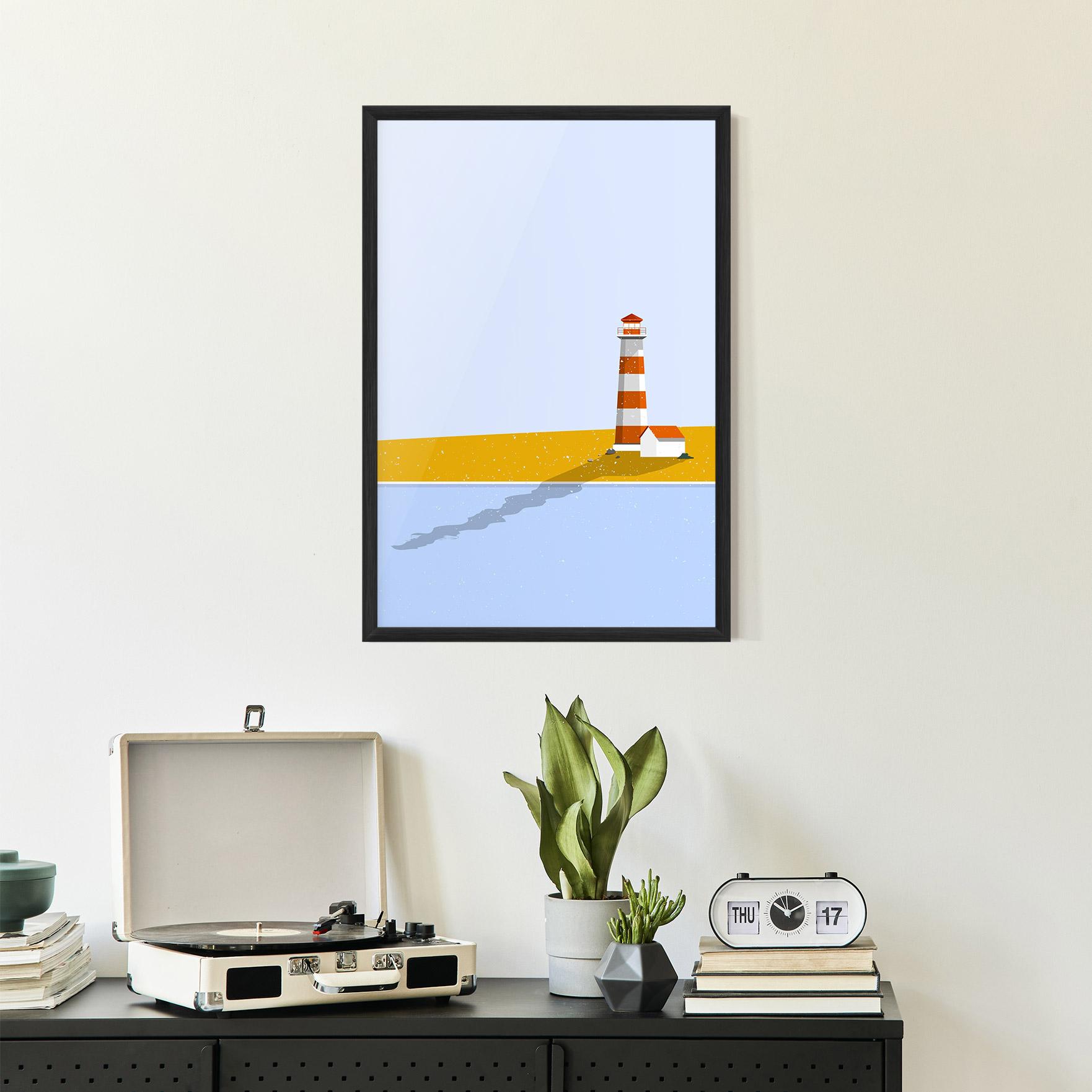 Poster Înrămat Beach Tower mockup 2