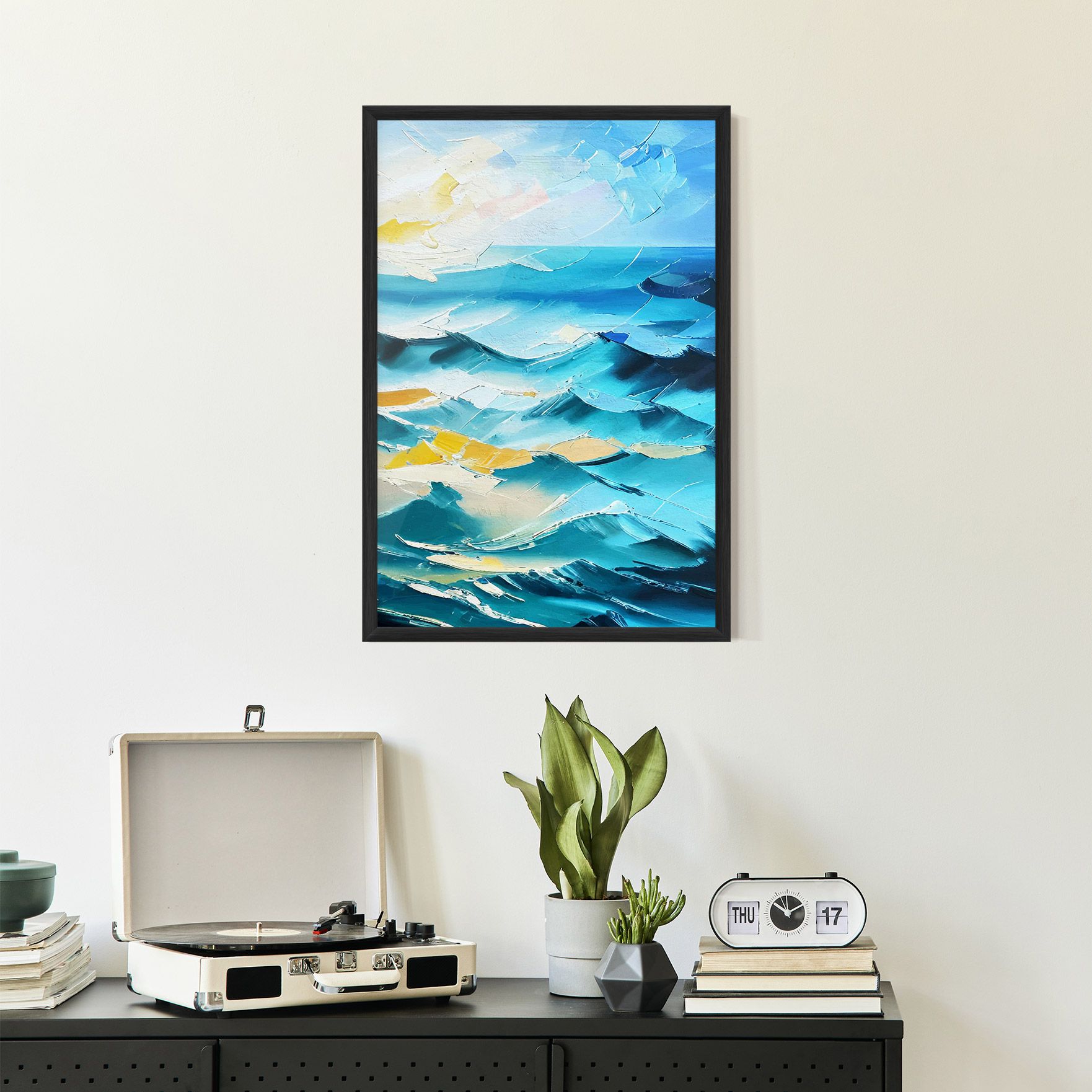 Blue Ocean Painting mockup 2