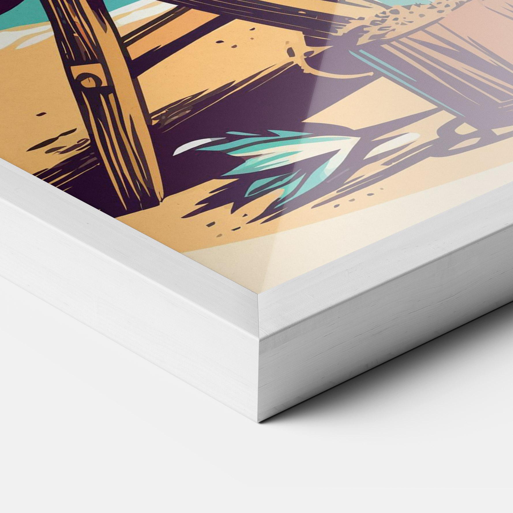 Poster Înrămat Beach Relax mockup 3