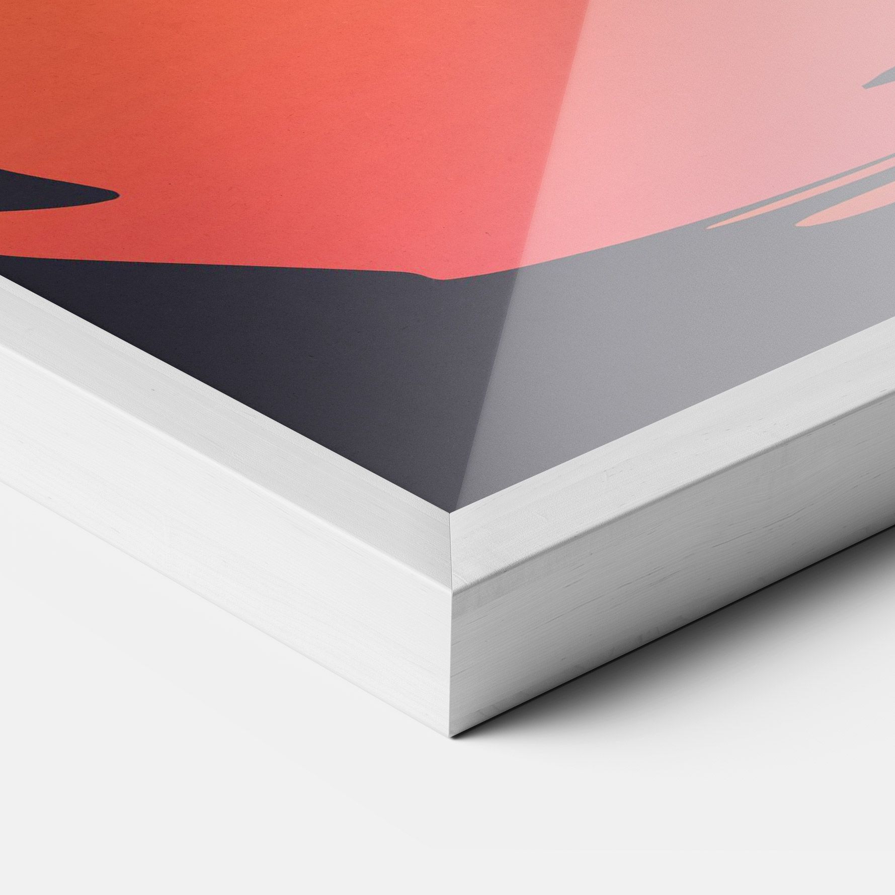 Orange Surfer Art mockup 3