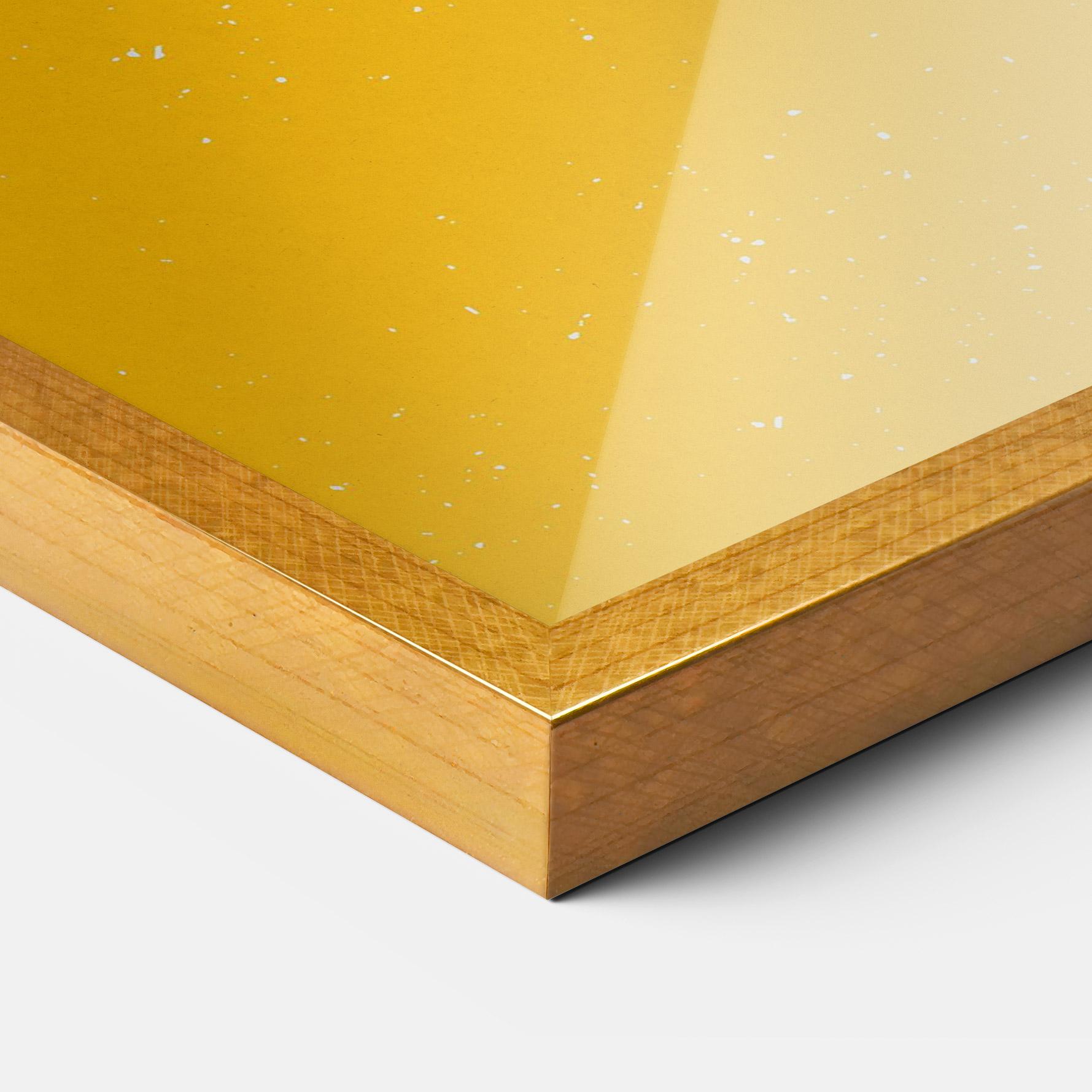 Poster Înrămat Yellow Beach mockup 3