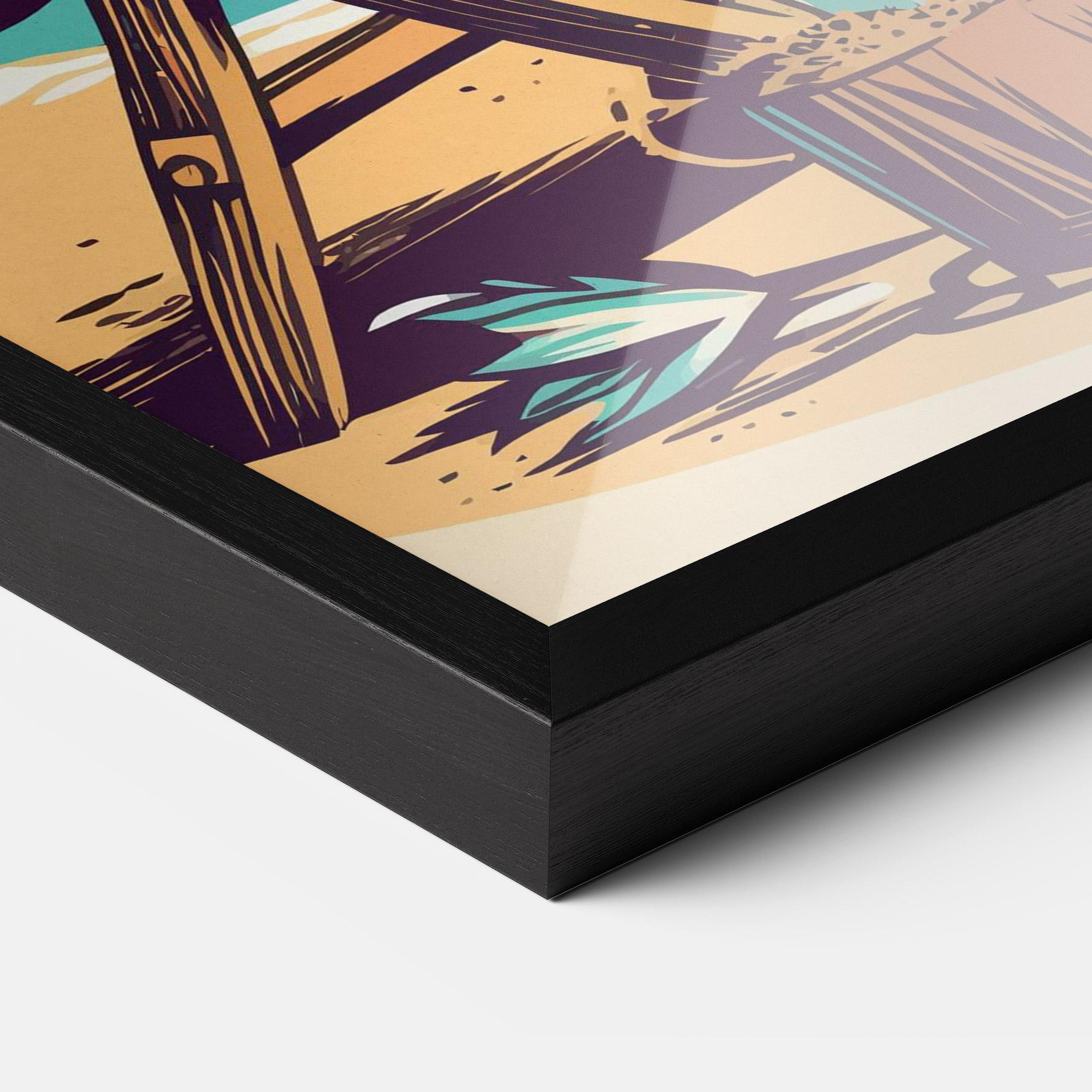 Poster Înrămat Beach Relax mockup 3