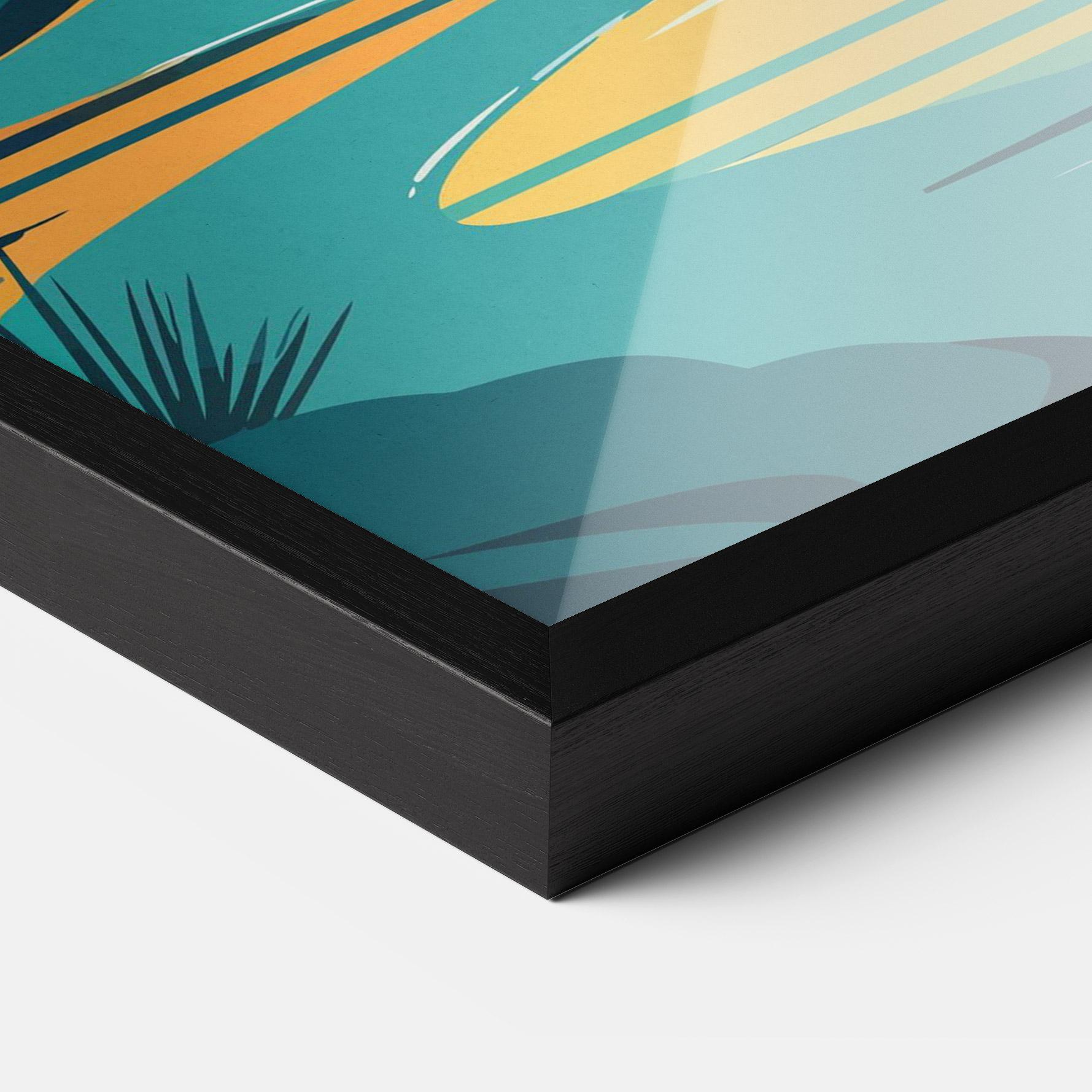 Poster Înrămat Beach Water mockup 3