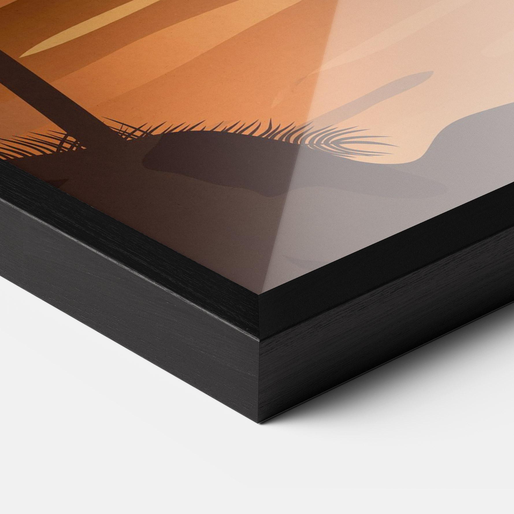 Poster Înrămat Sunset Beach 01 mockup 3