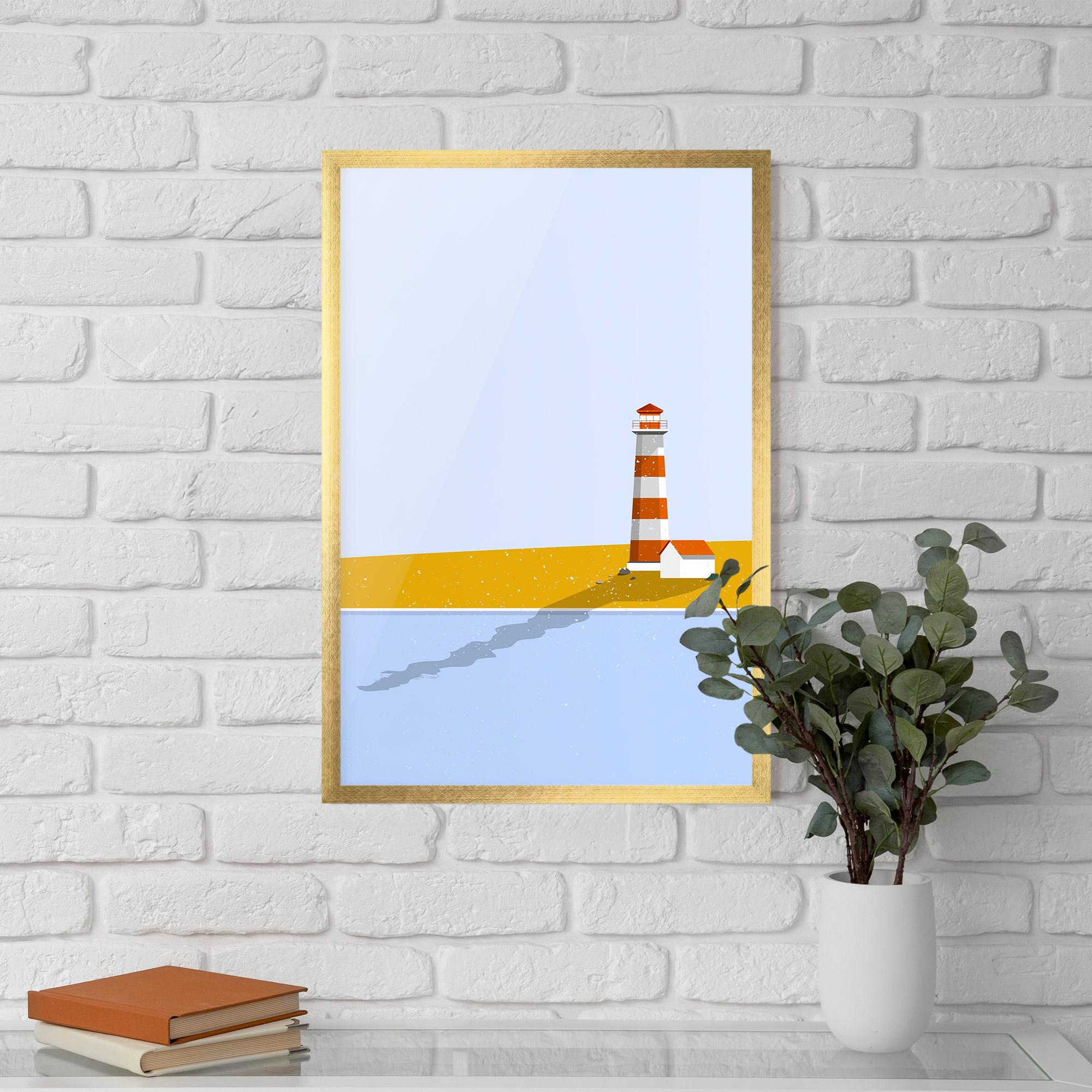 Poster Înrămat Beach Tower mockup 5
