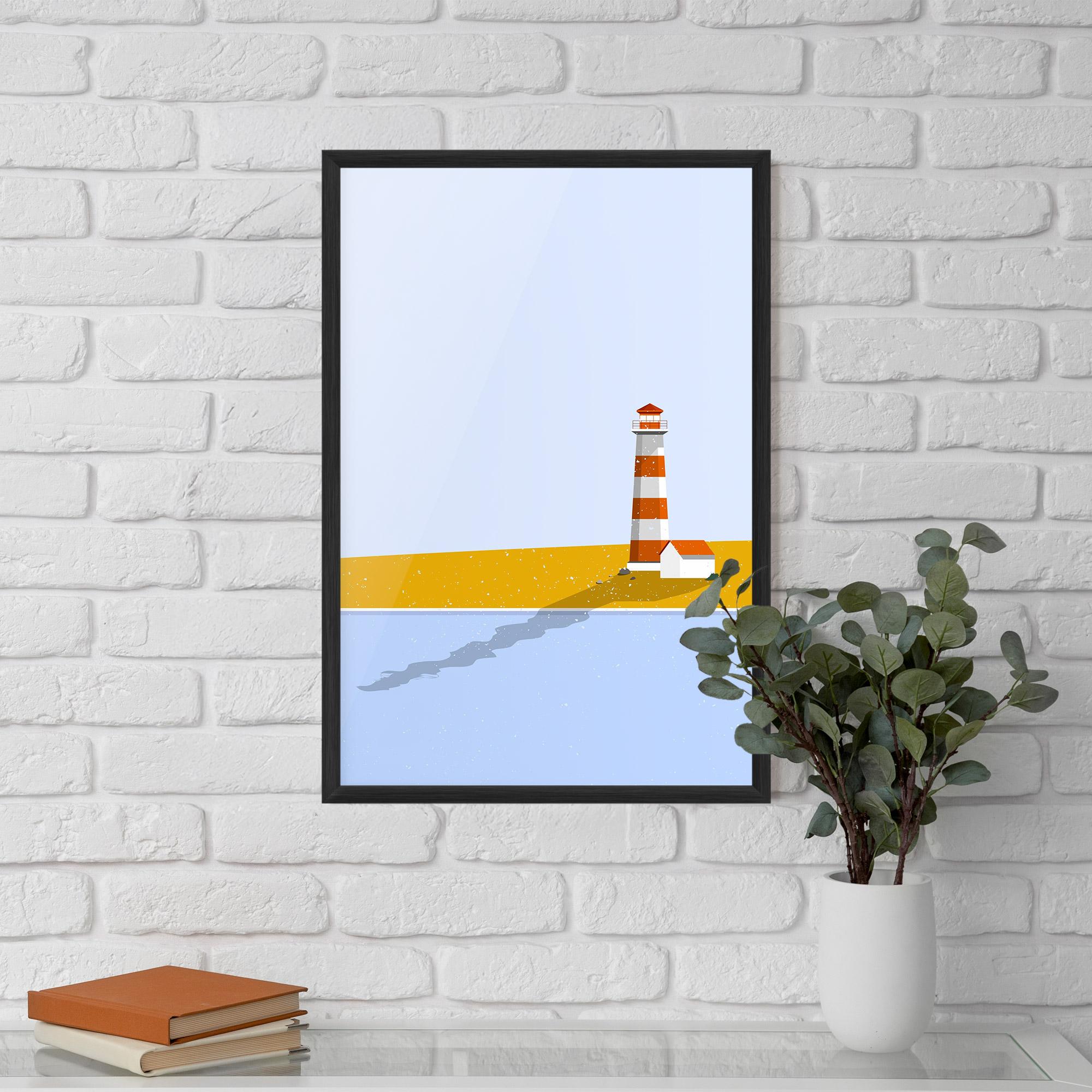 Poster Înrămat Beach Tower mockup 5