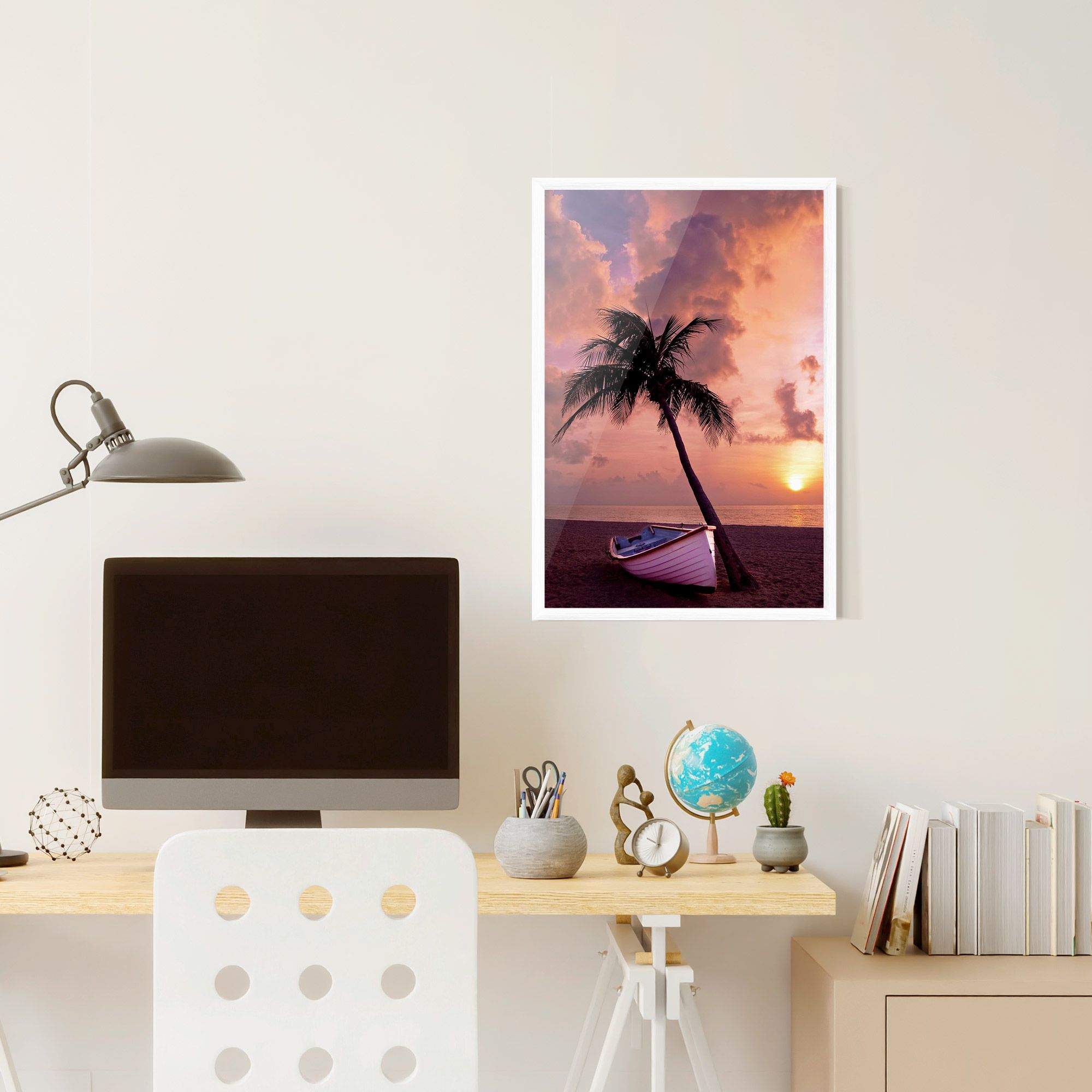 Boat Purple Sunset mockup 6