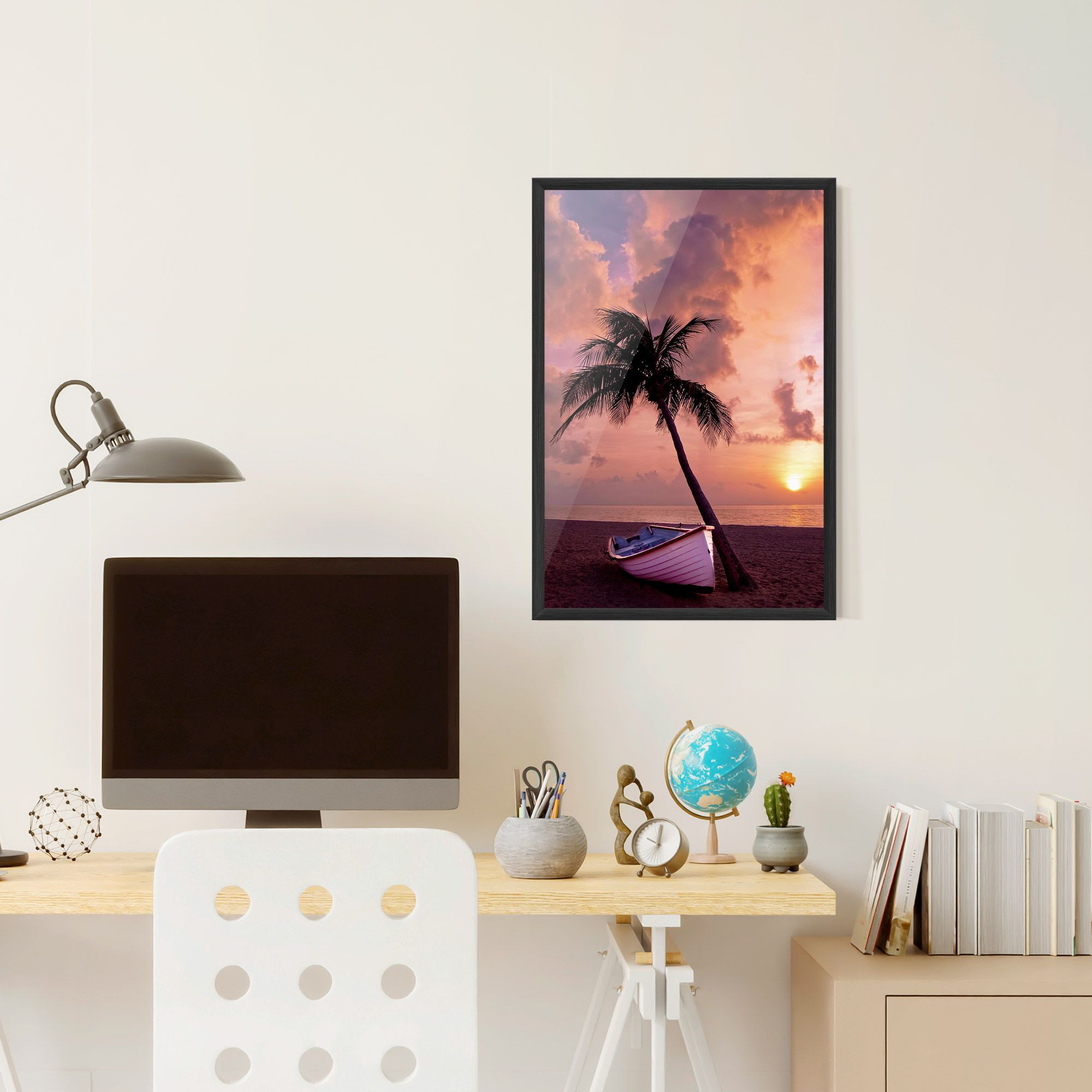 Boat Purple Sunset mockup 6