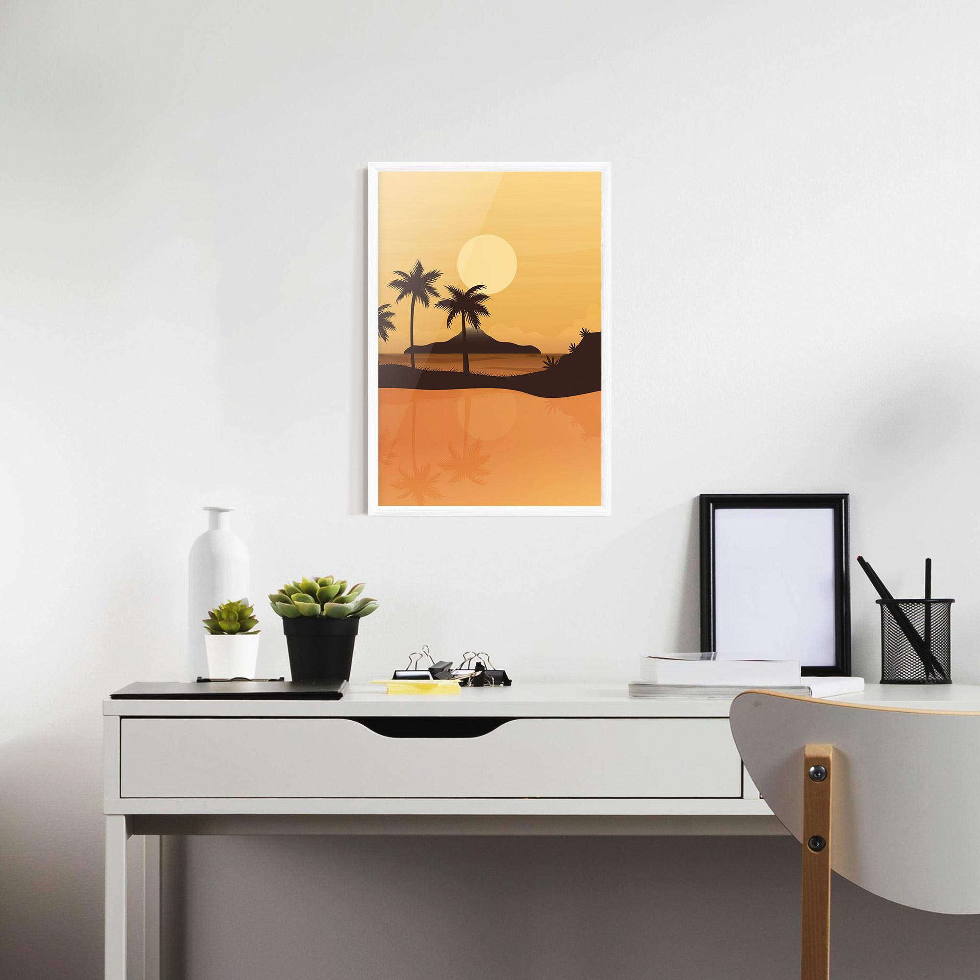 Poster Înrămat Sunset Beach 02 mockup 7