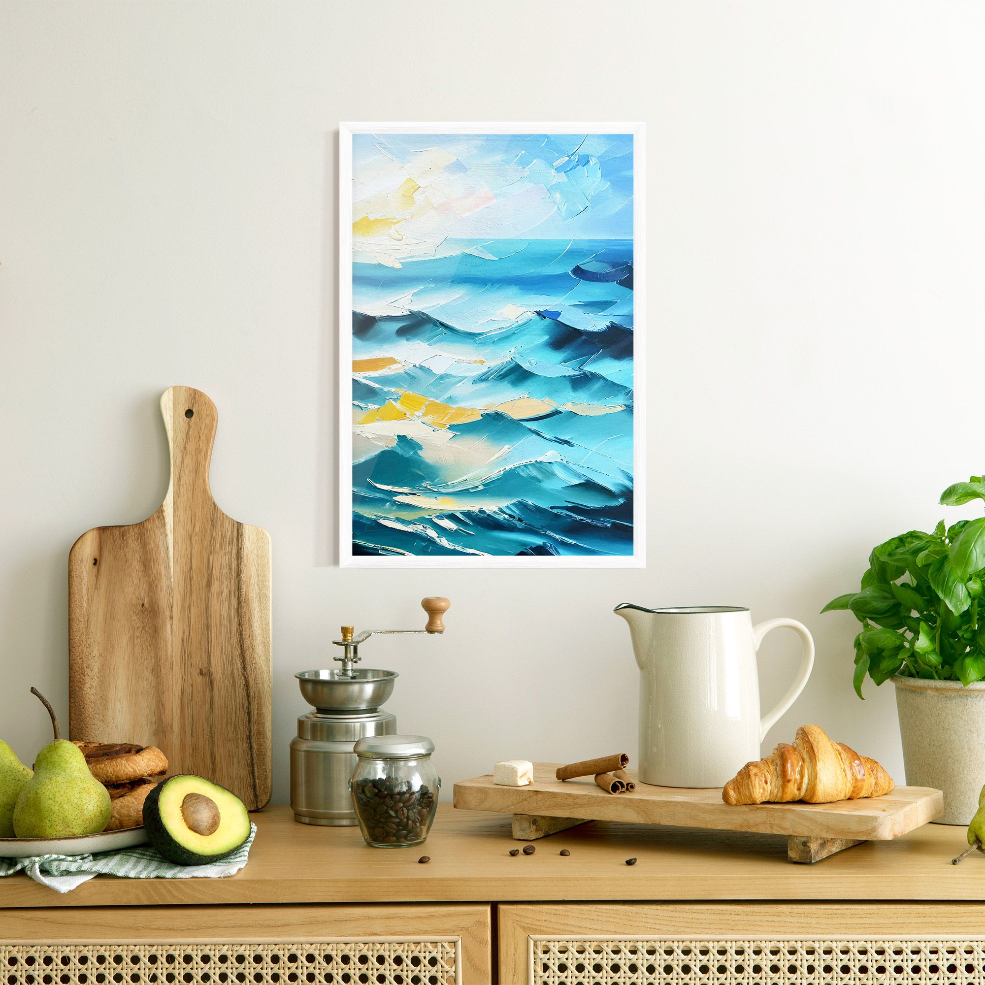 Blue Ocean Painting mockup 8