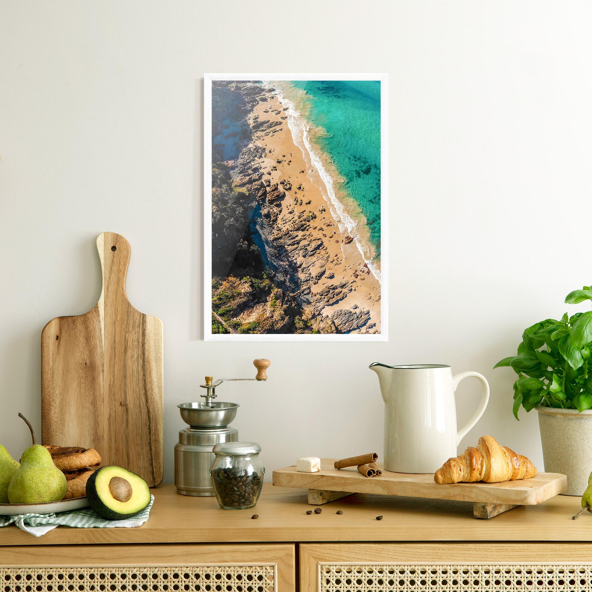 Poster Înrămat Rocky Beach mockup 8