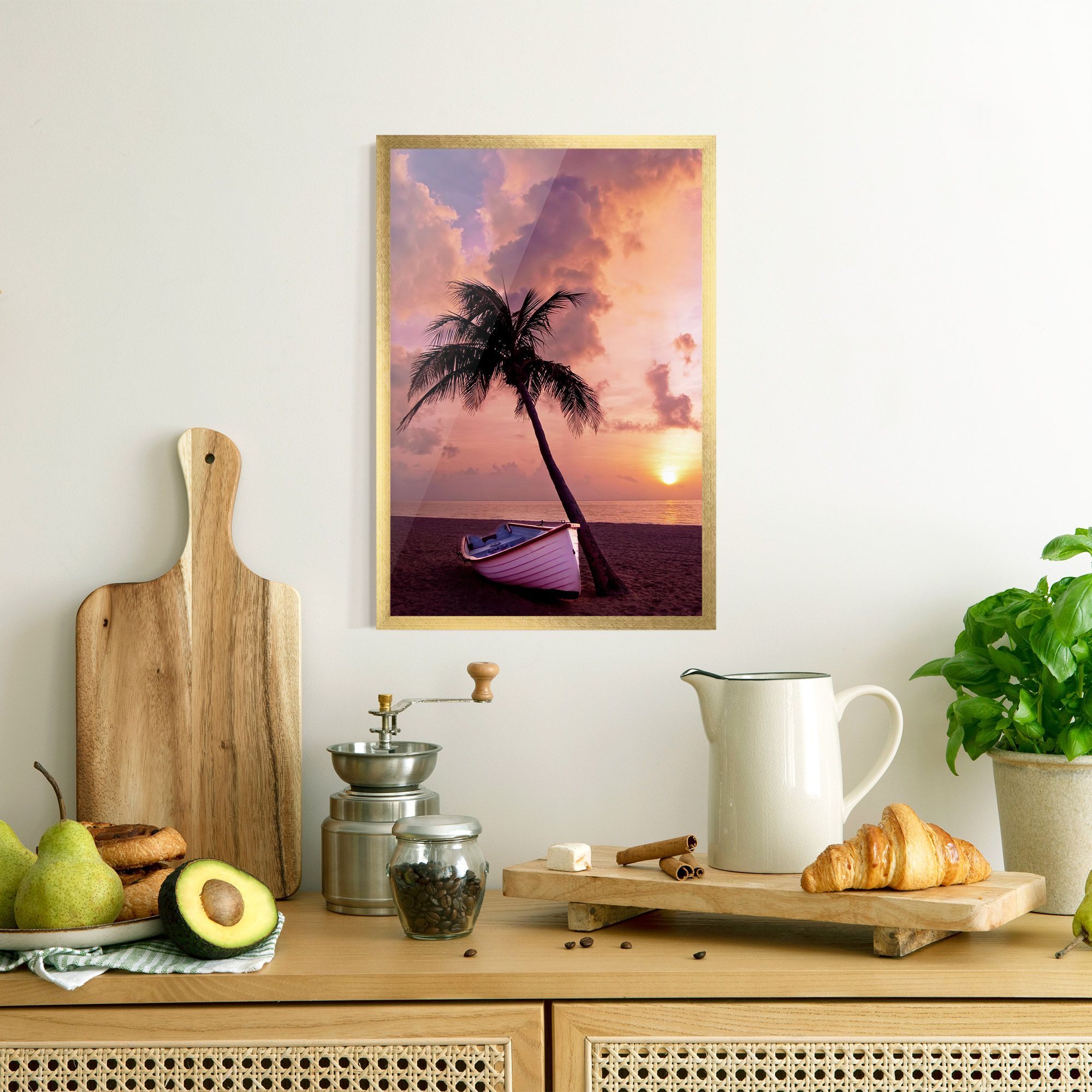 Boat Purple Sunset mockup 8