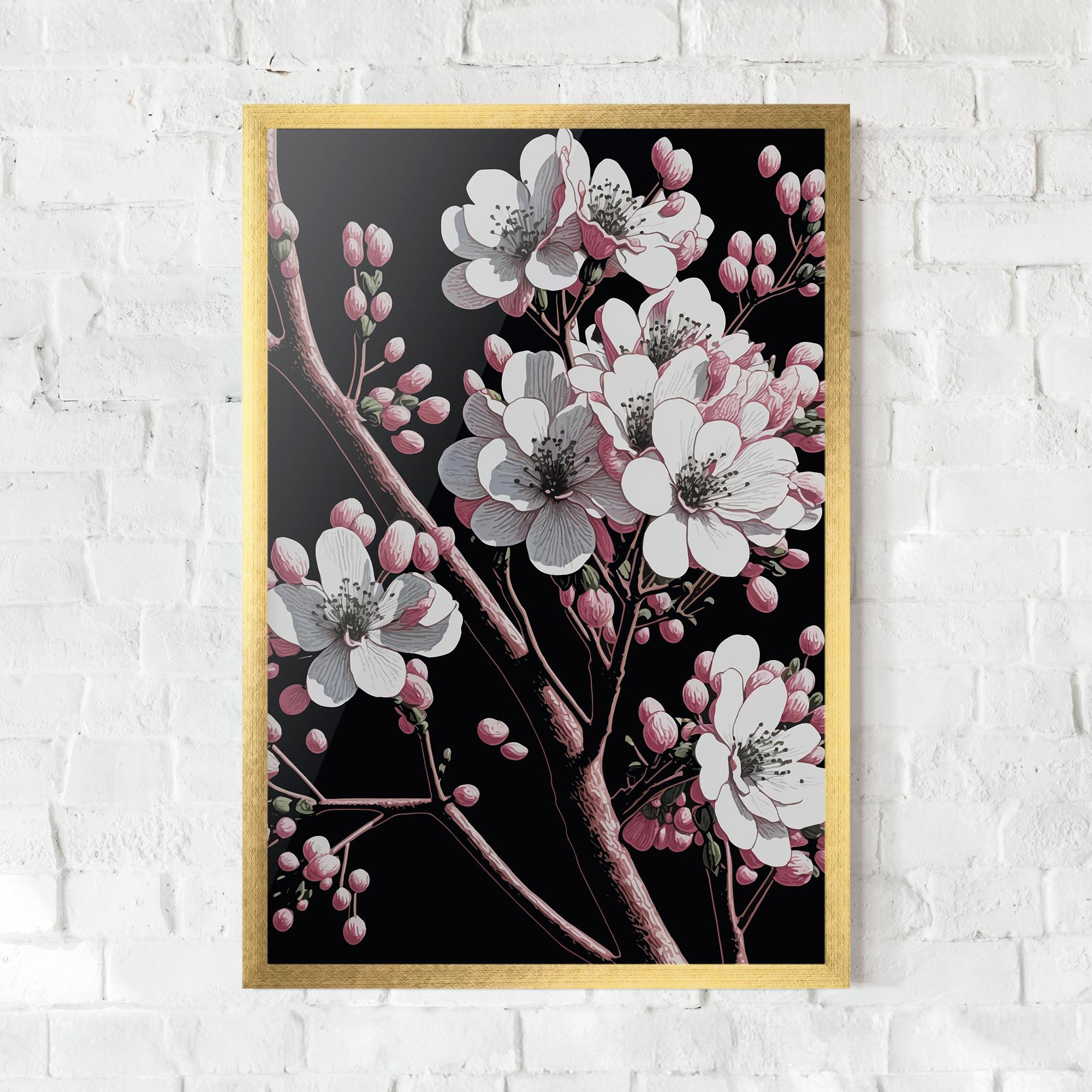 Poster Înrămat Spring Flowers mockup 0