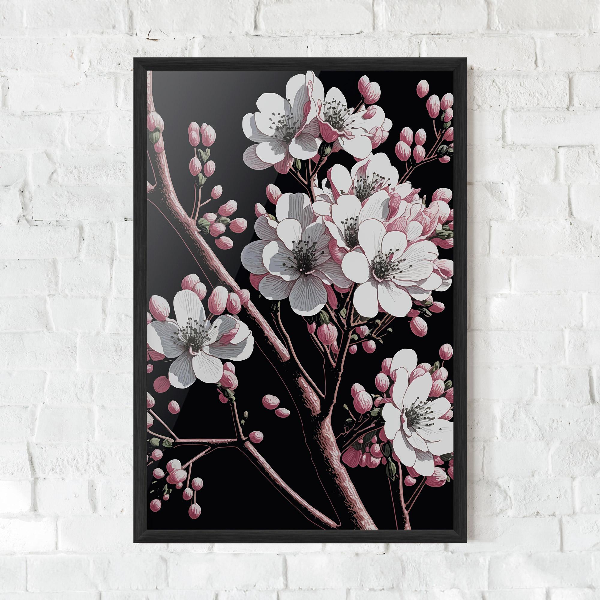 Poster Înrămat Spring Flowers mockup 0