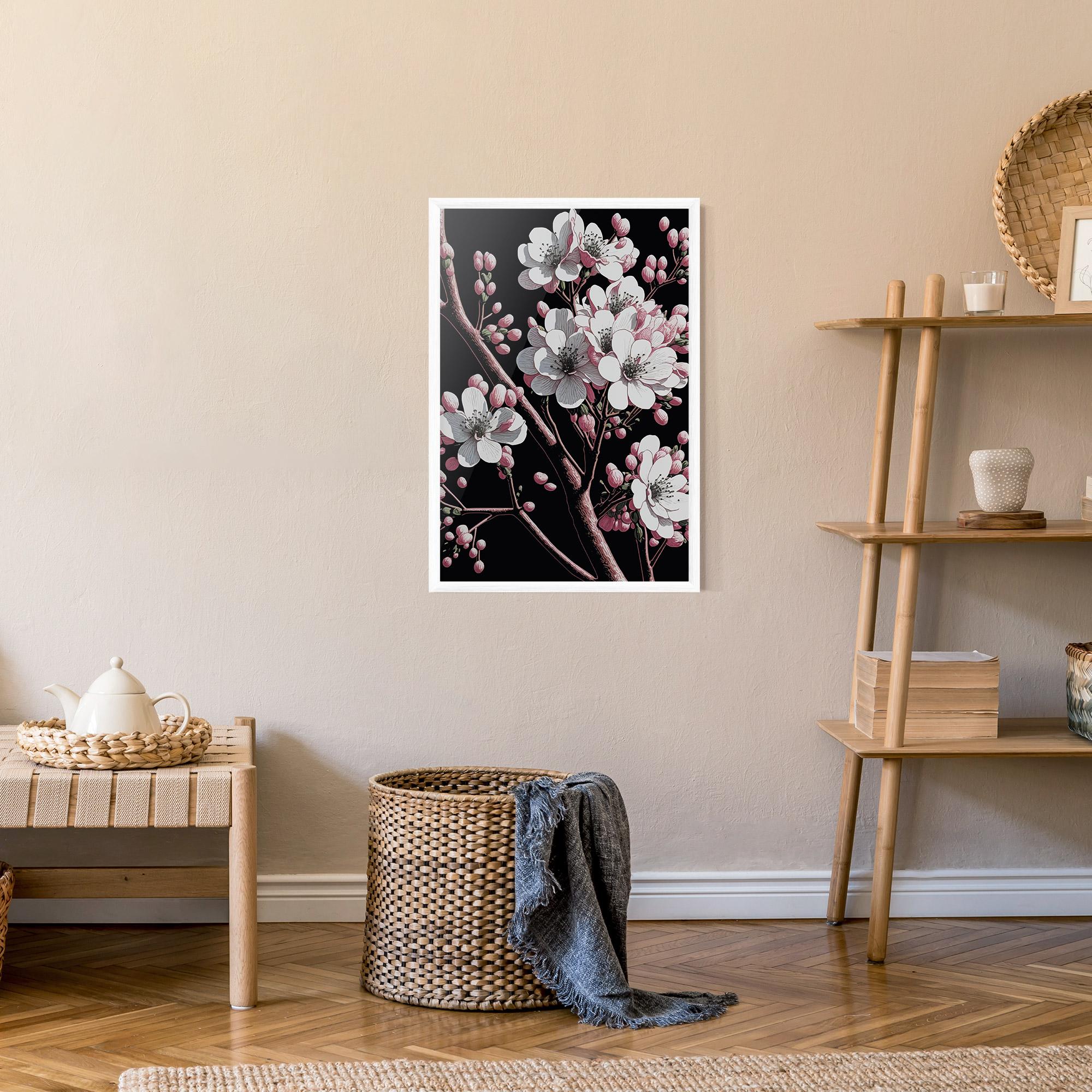 Poster Înrămat Spring Flowers mockup 9