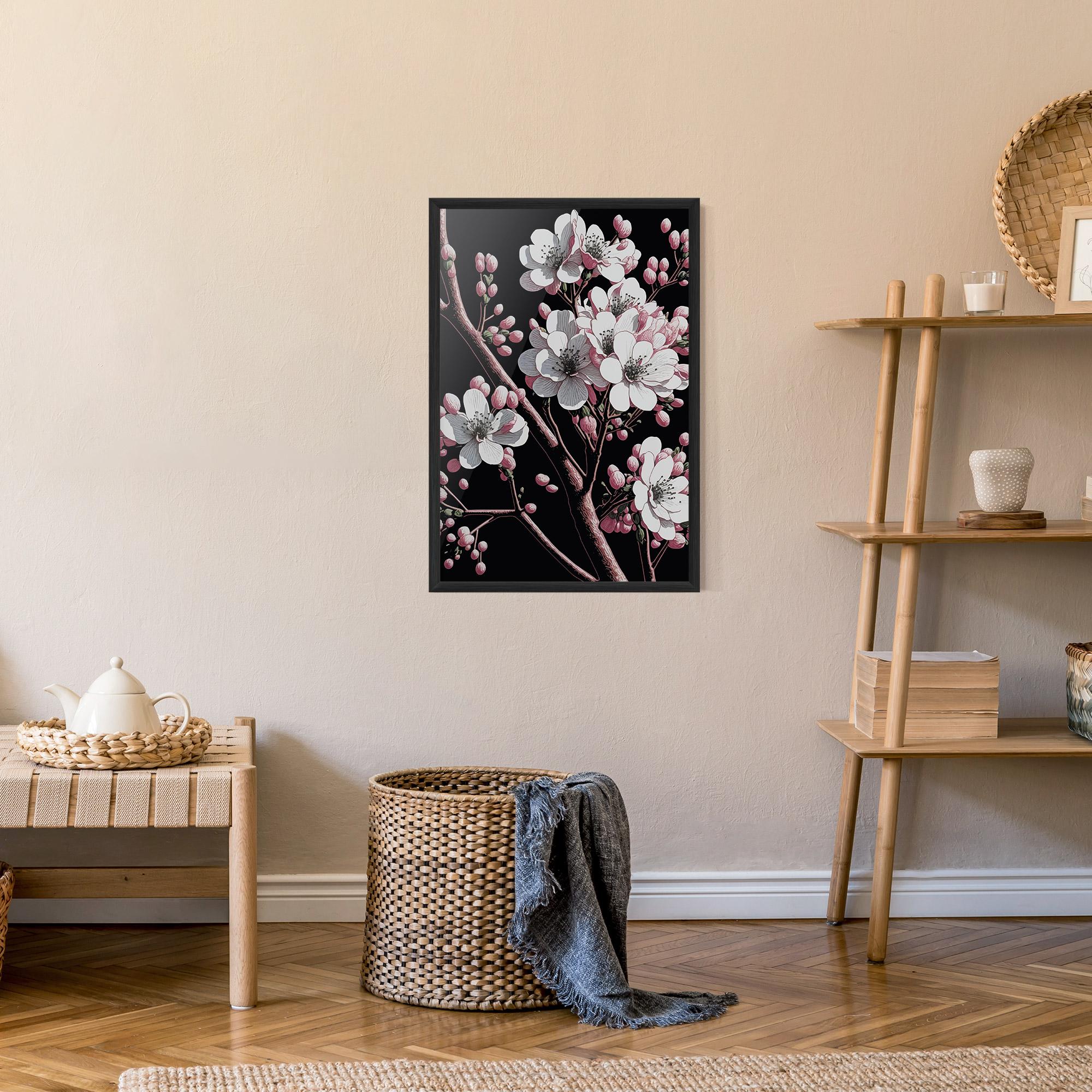 Poster Înrămat Spring Flowers mockup 9