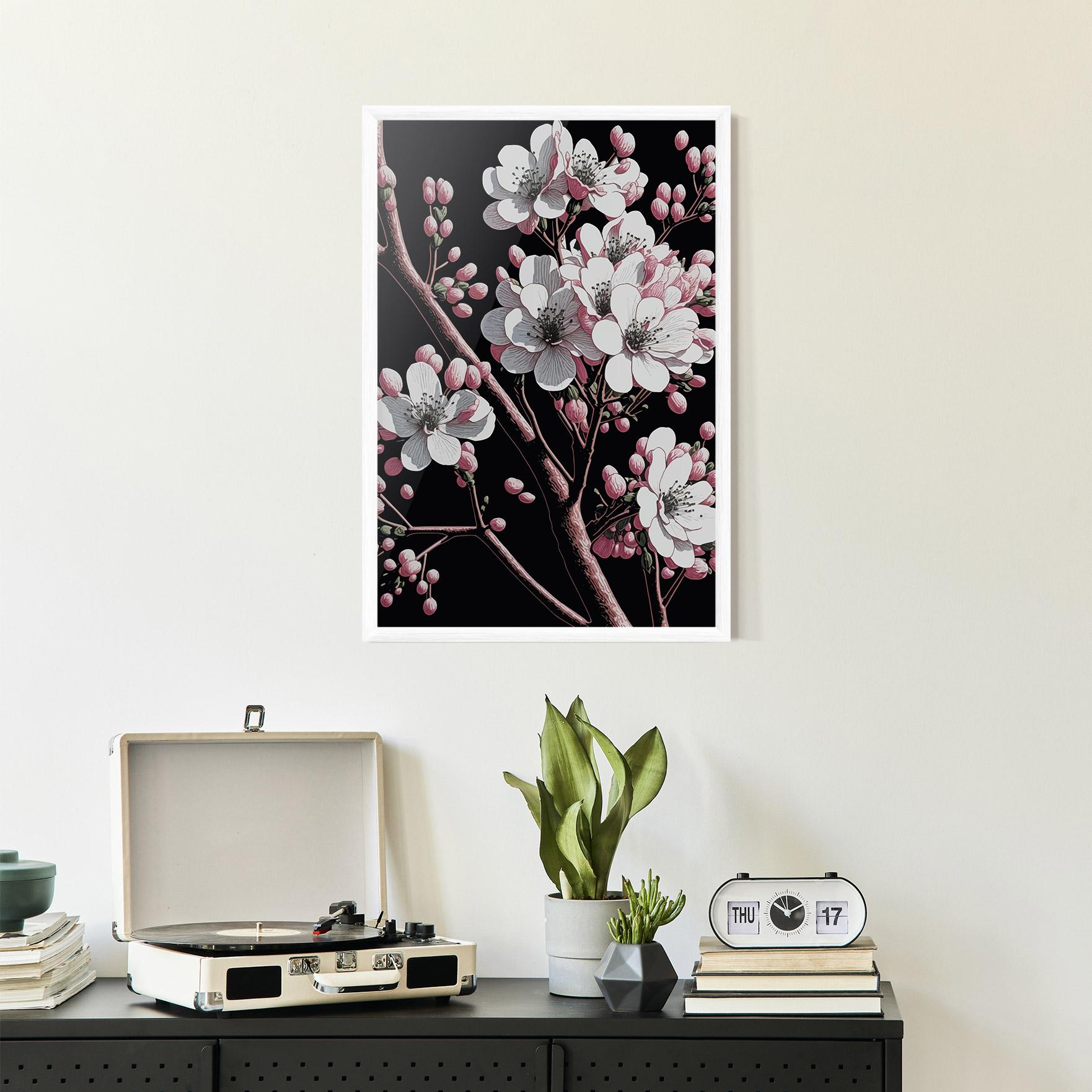 Poster Înrămat Spring Flowers mockup 2