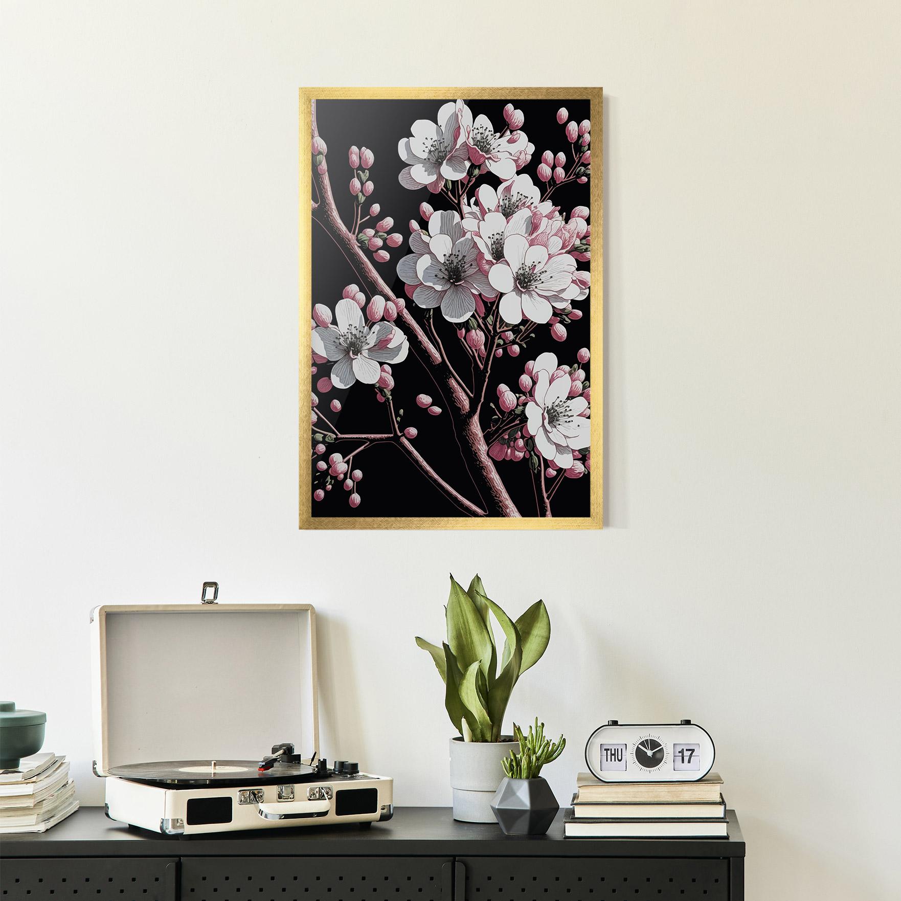 Poster Înrămat Spring Flowers mockup 2