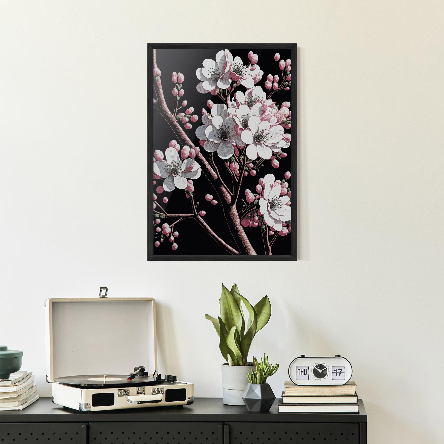 Poster Înrămat Spring Flowers mockup 2
