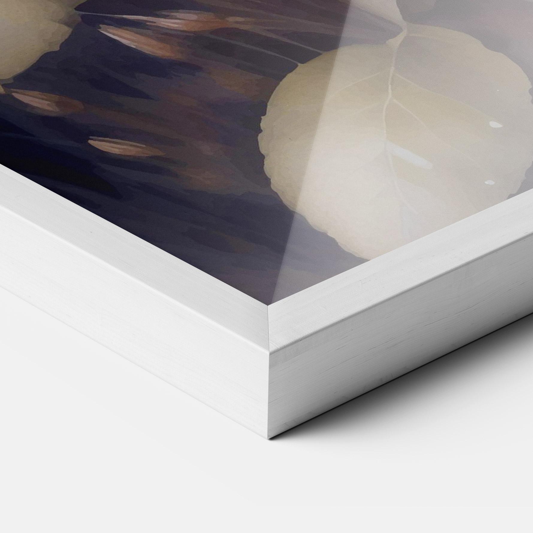 Poster Înrămat Cream Flower Spring mockup 3