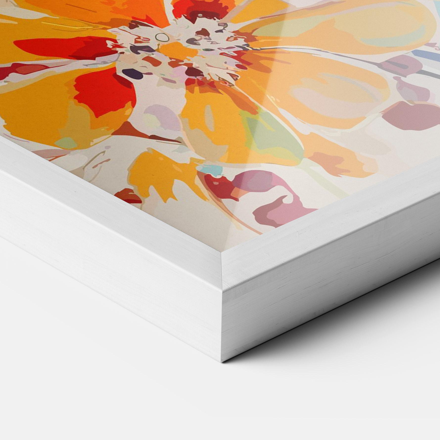 Poster Înrămat Red Orange Spring mockup 3