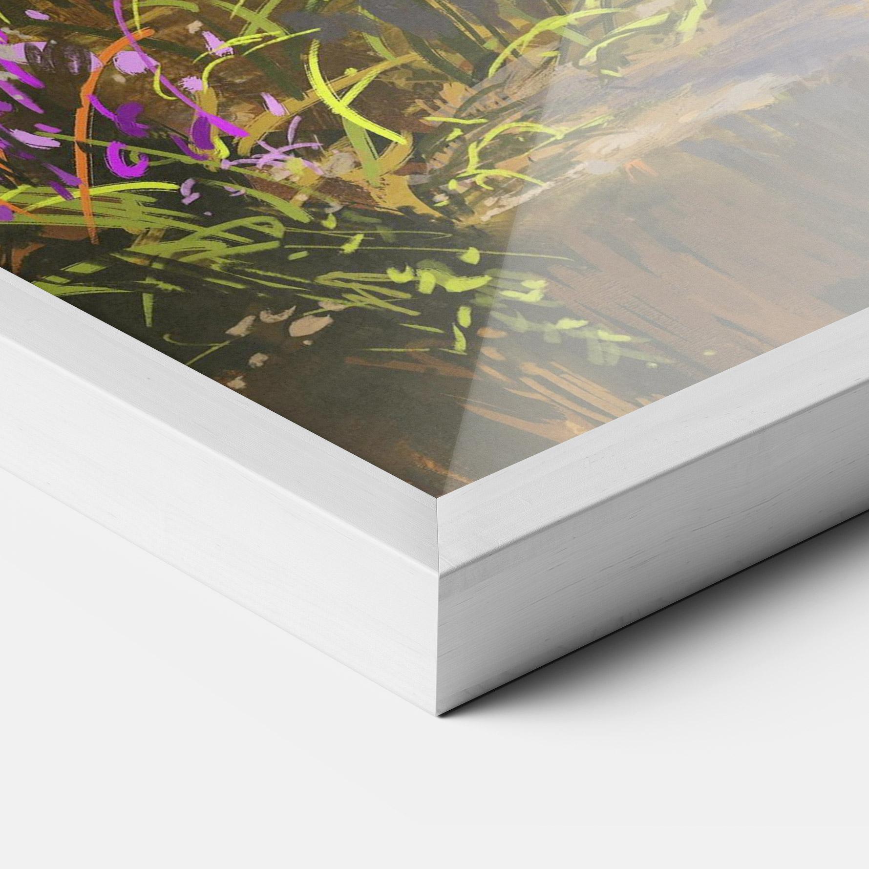 Poster Înrămat Spring Staircase Painting mockup 3