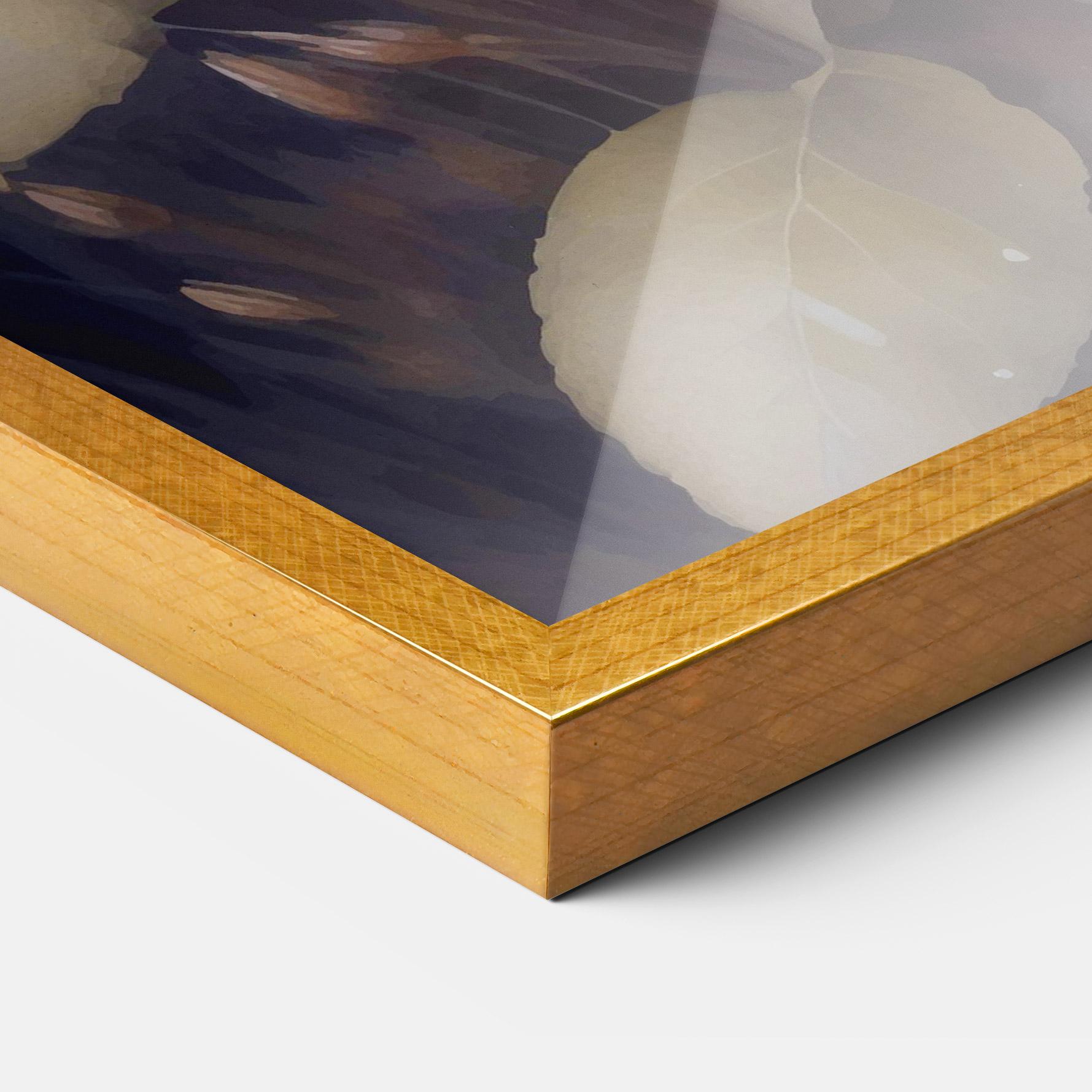 Poster Înrămat Cream Flower Spring mockup 3