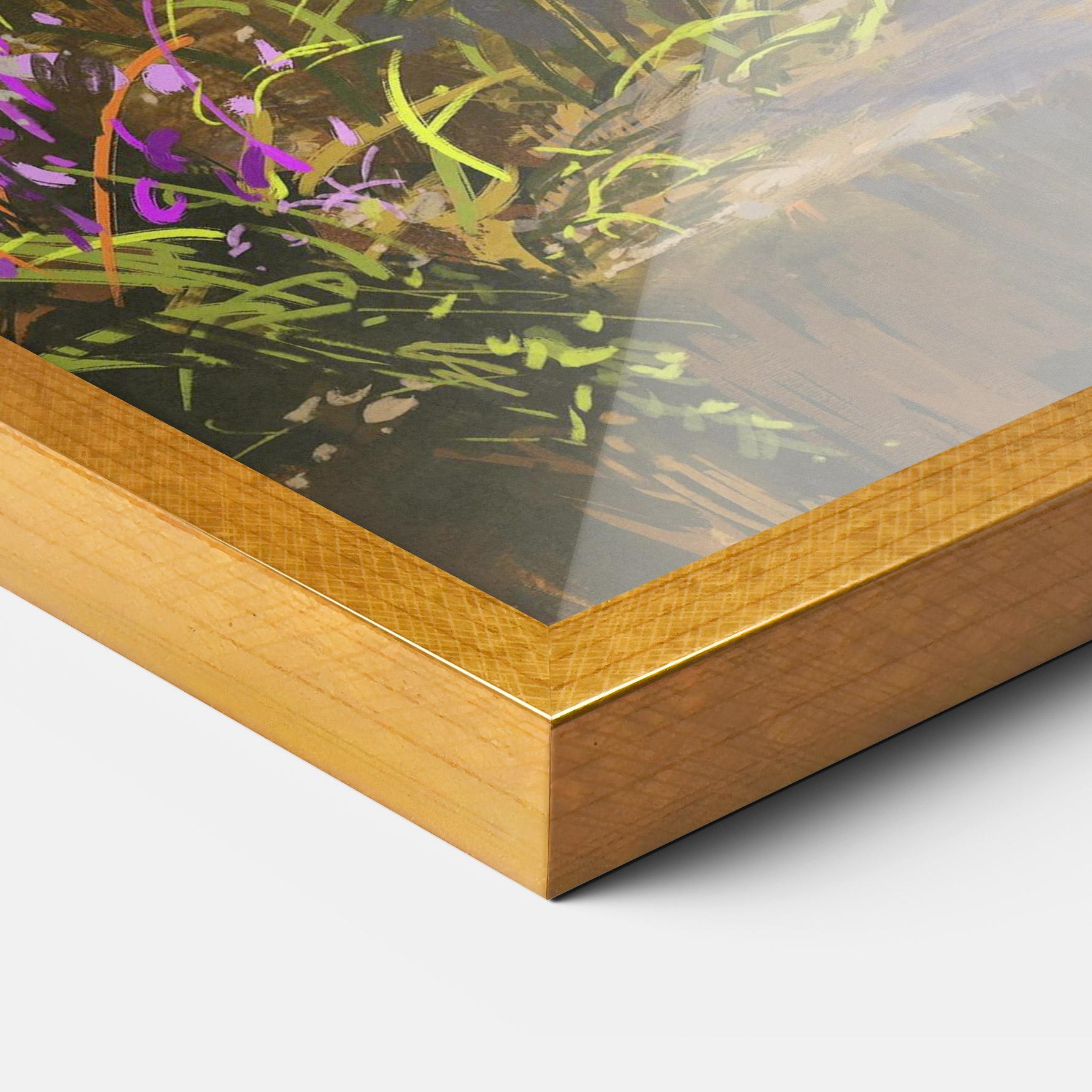 Poster Înrămat Spring Staircase Painting mockup 3