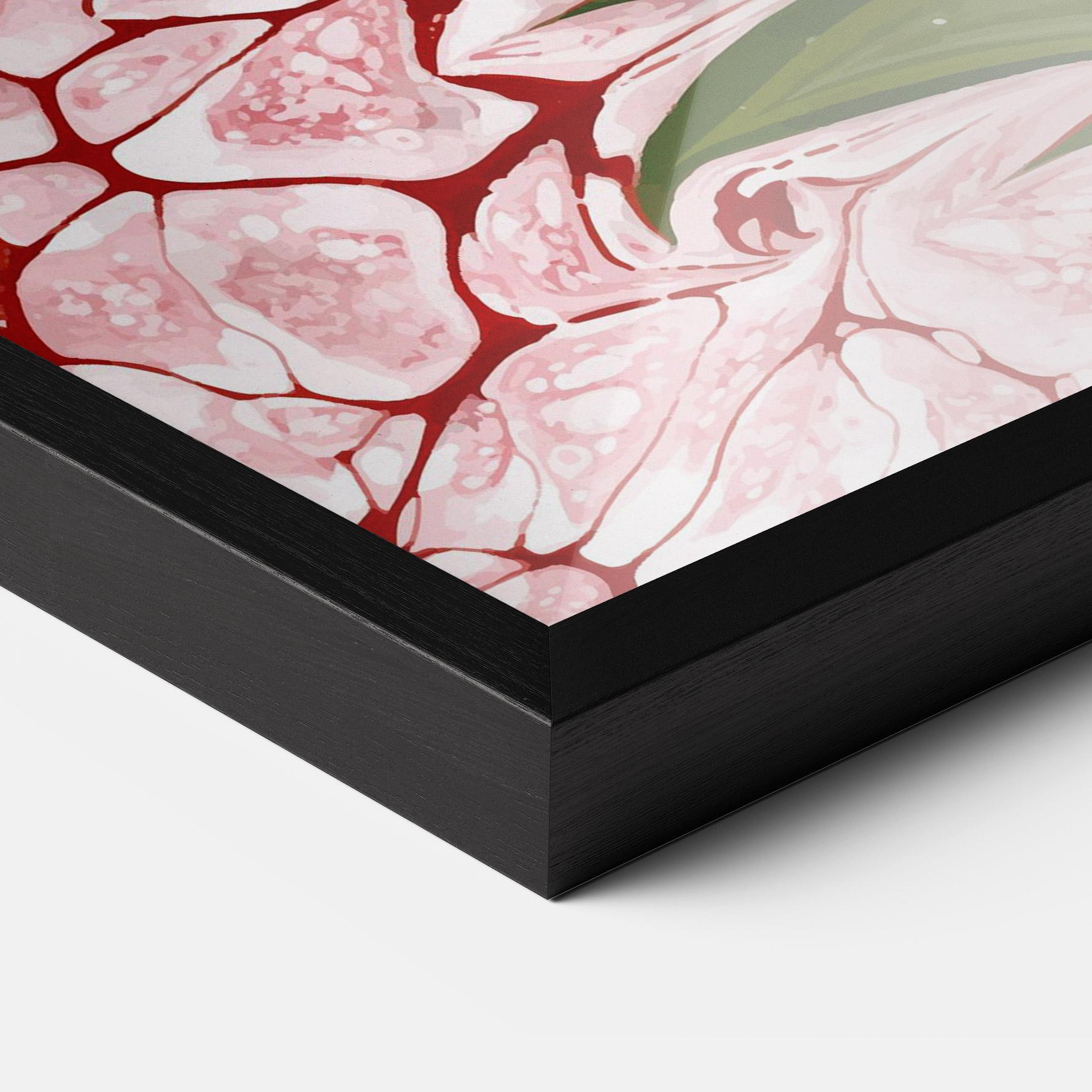 Poster Înrămat Blue Spring Flower mockup 3