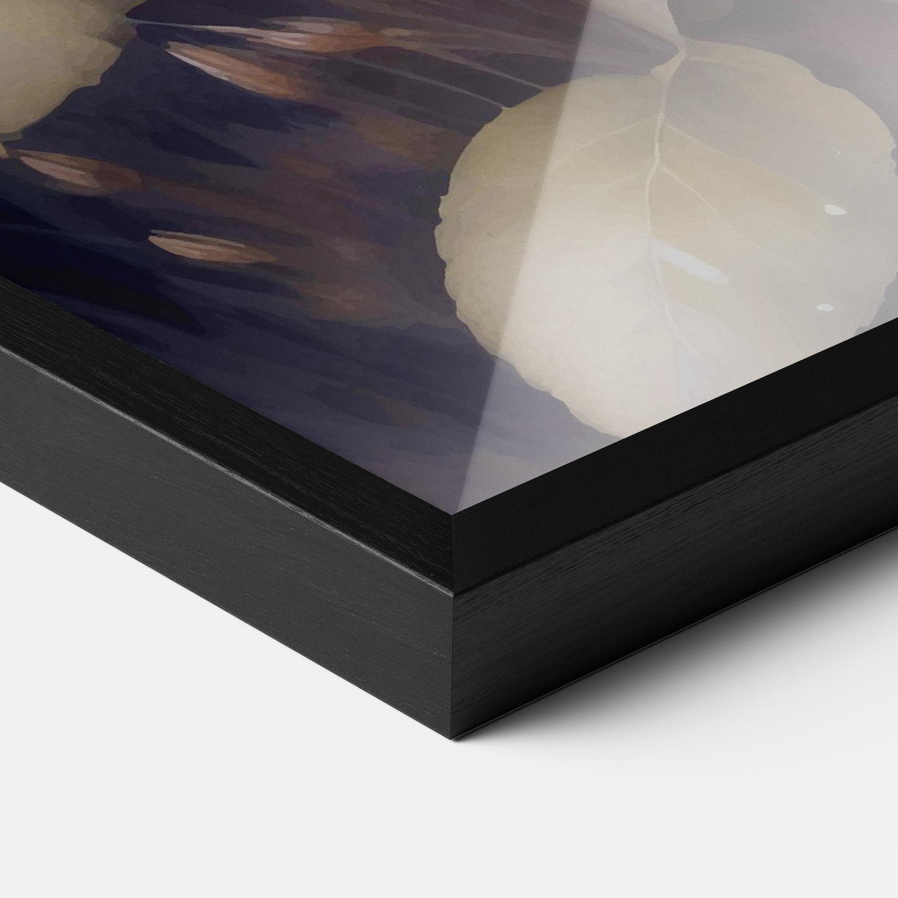 Poster Înrămat Cream Flower Spring mockup 3