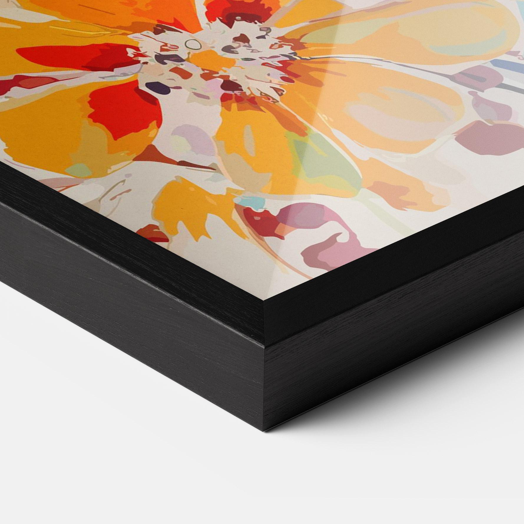 Poster Înrămat Red Orange Spring mockup 3