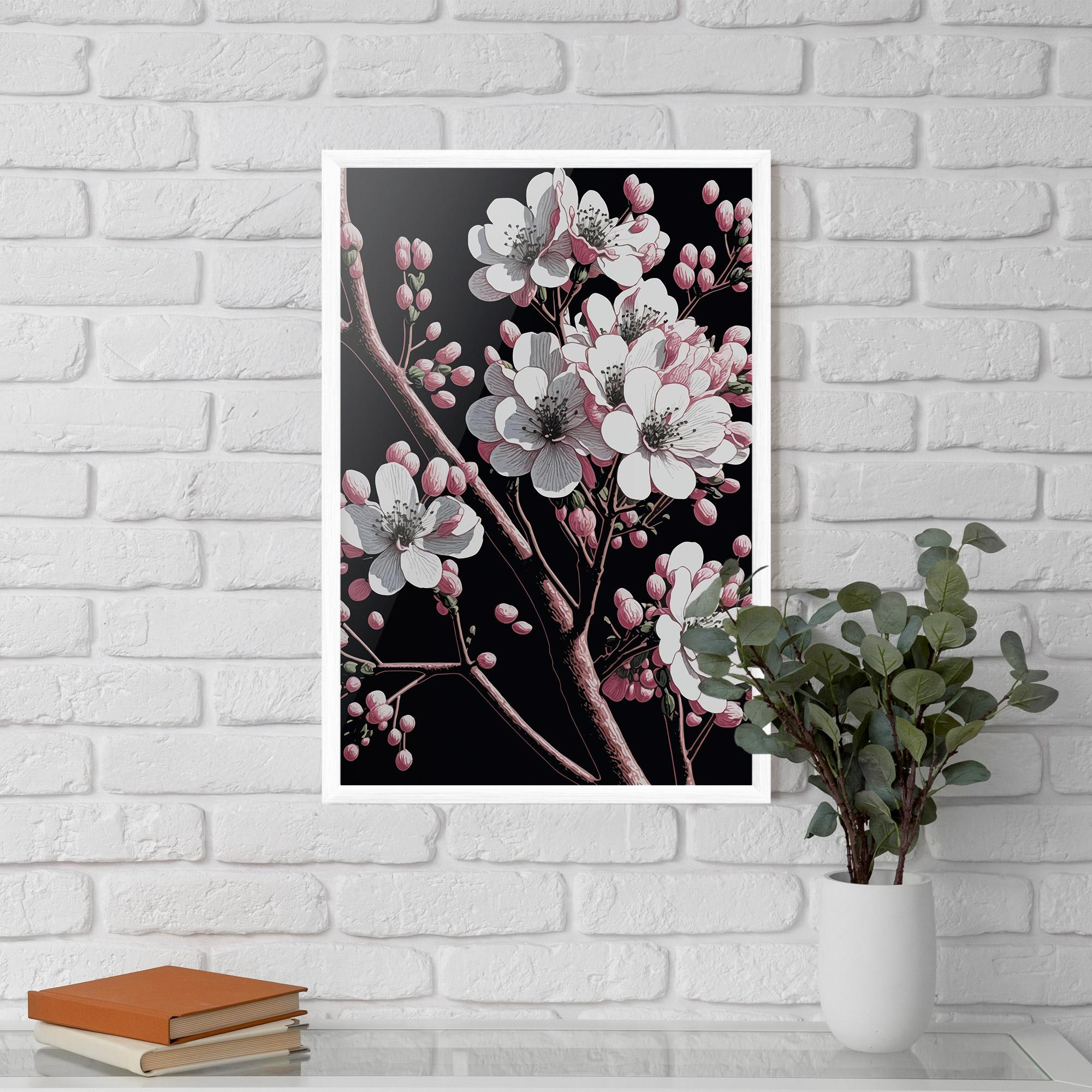 Poster Înrămat Spring Flowers mockup 5