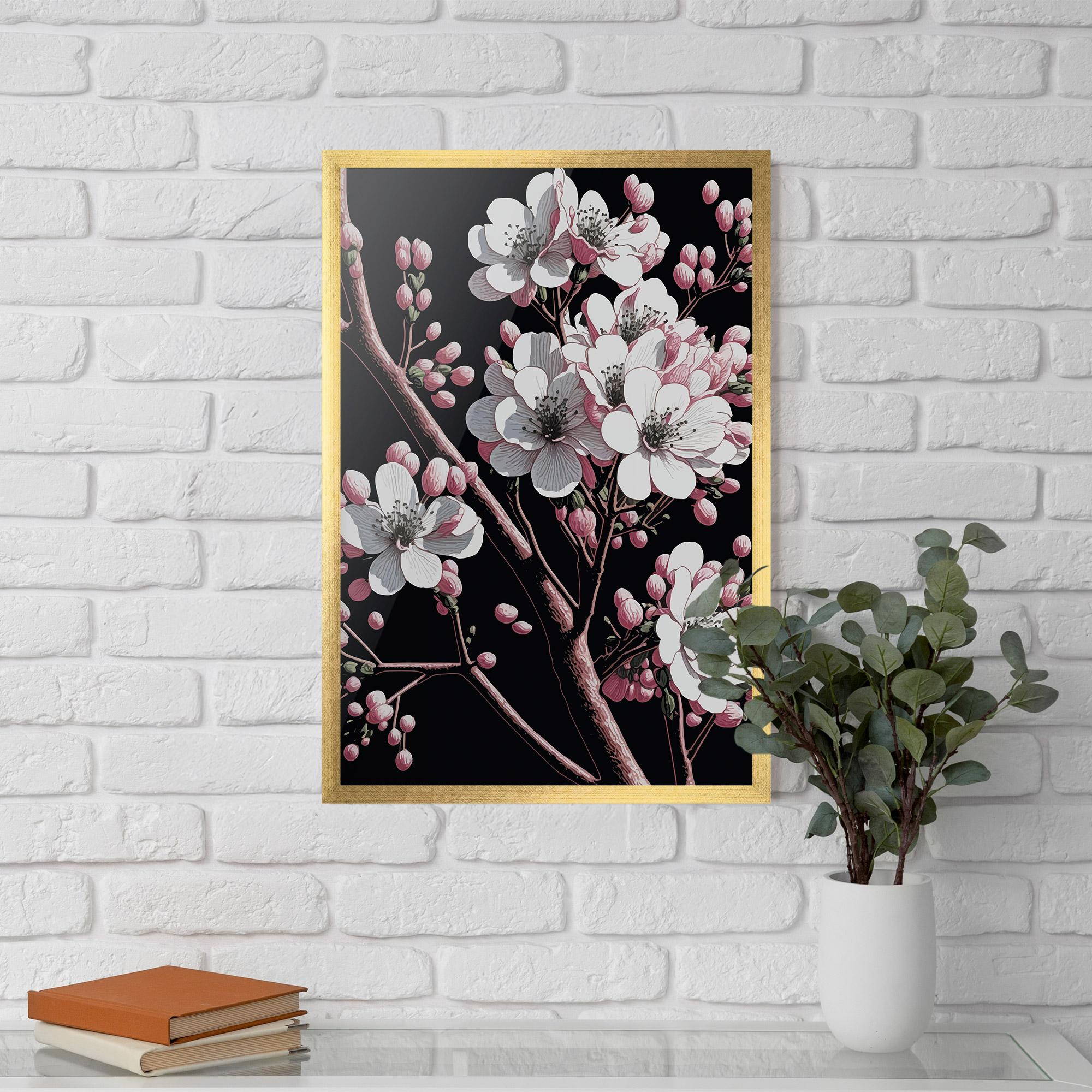 Poster Înrămat Spring Flowers mockup 5