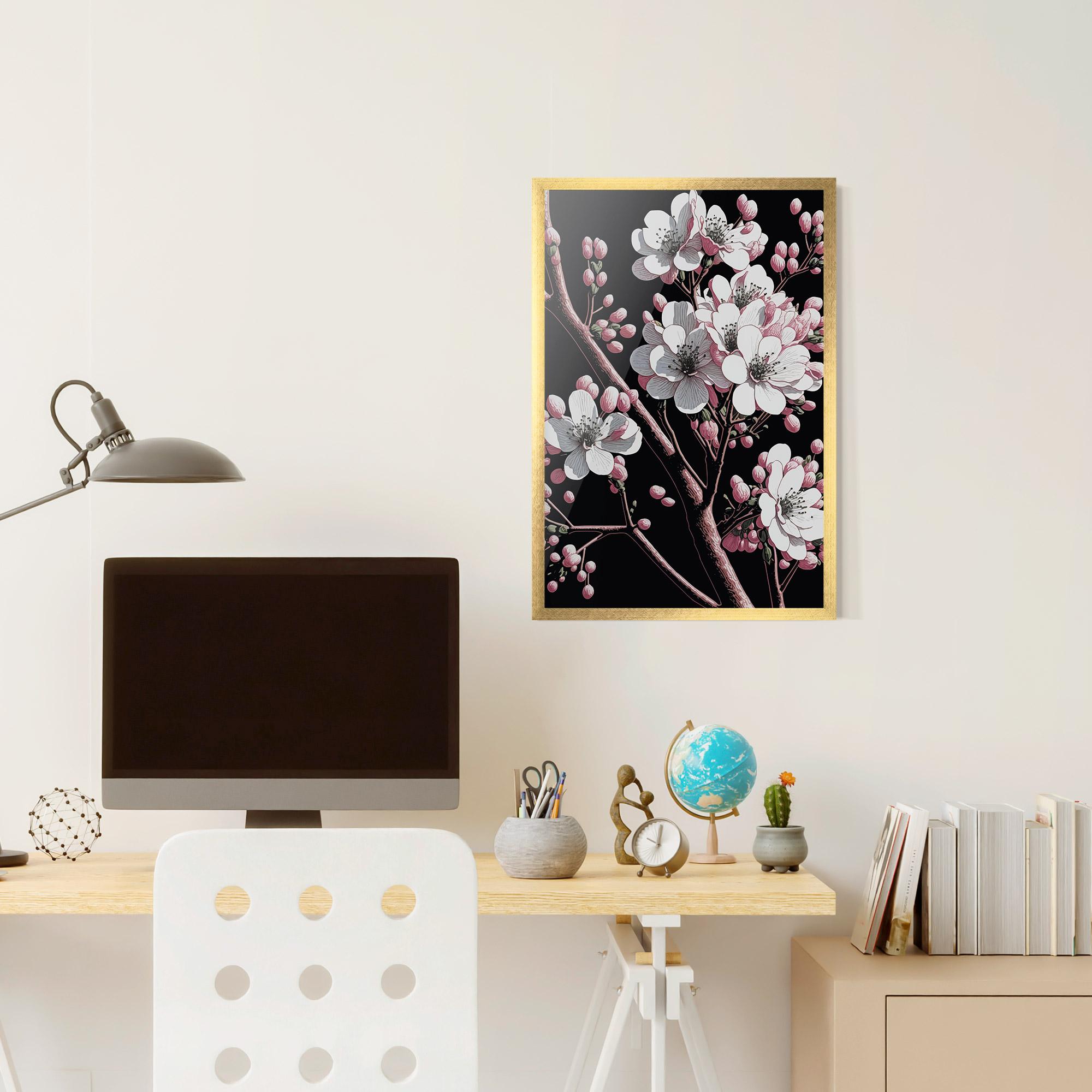 Poster Înrămat Spring Flowers mockup 6