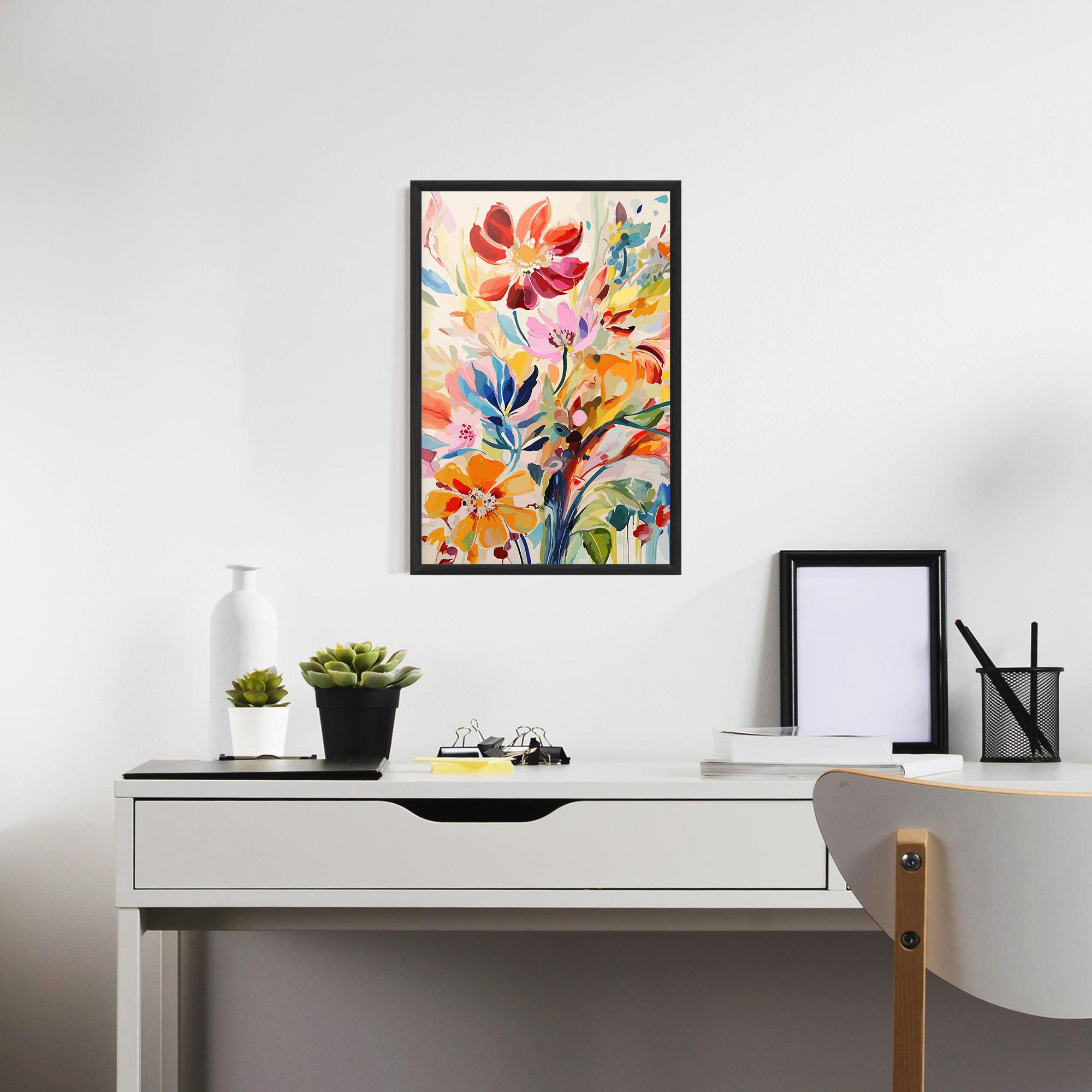 Poster Înrămat Red Orange Spring mockup 7