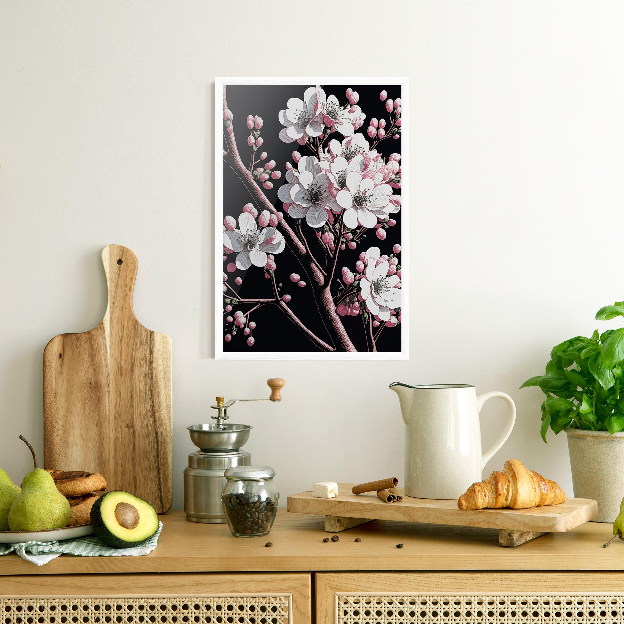 Poster Înrămat Spring Flowers mockup 8