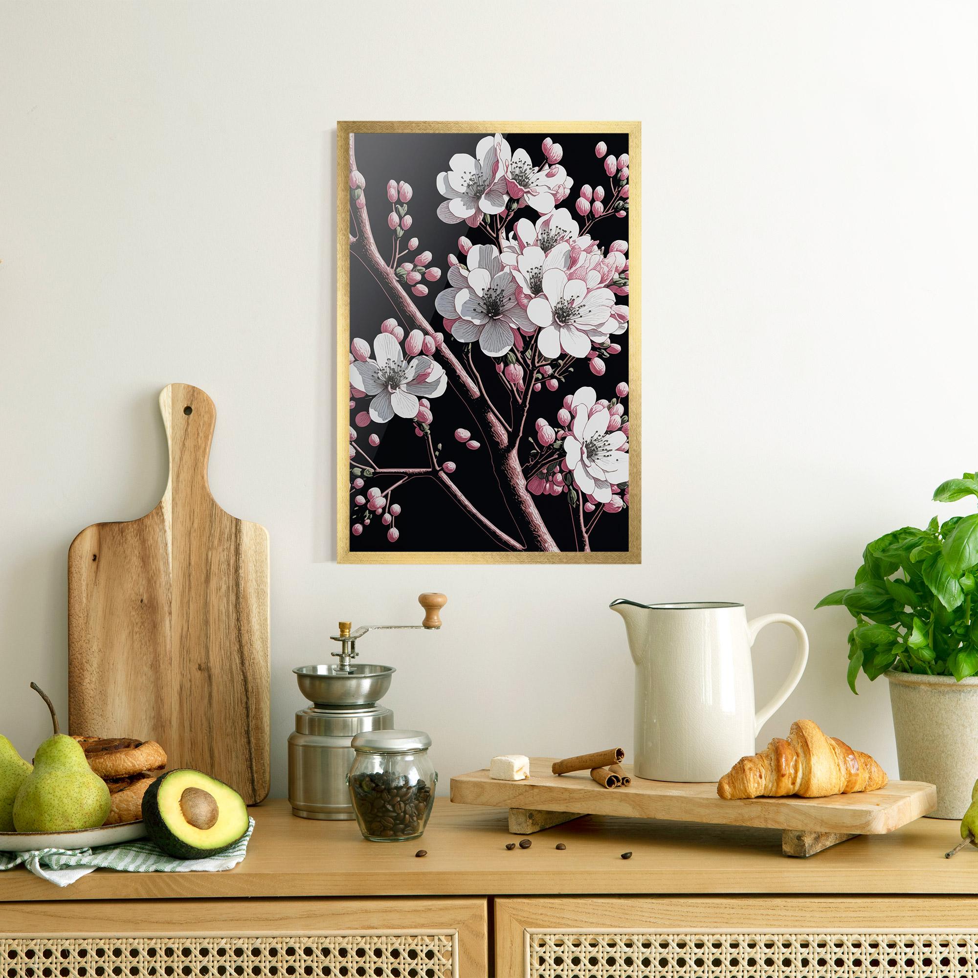 Poster Înrămat Spring Flowers mockup 8