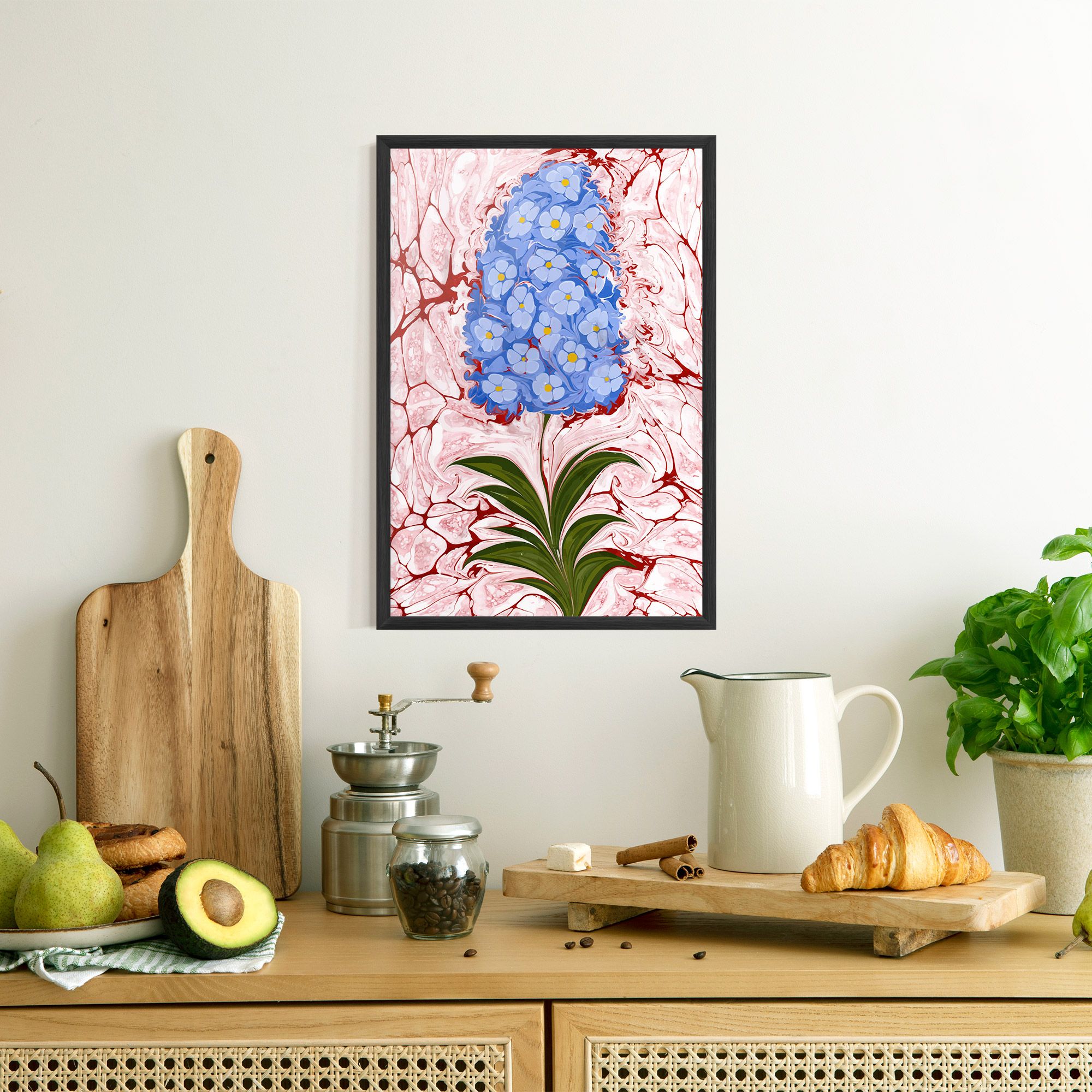 Blue Spring Flower mockup 8