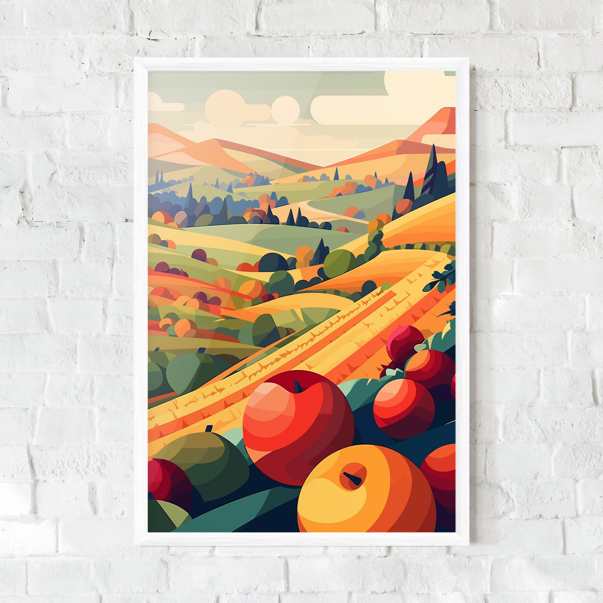 Autumn Rural Fruits mockup 0