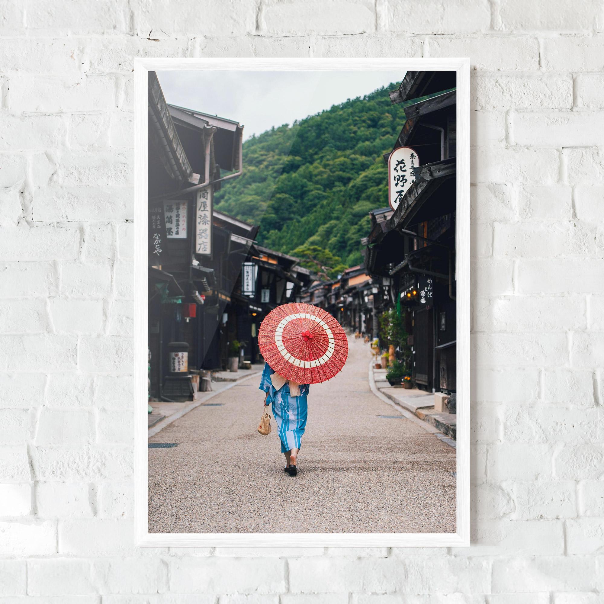 Poster Înrămat China Roads mockup 0