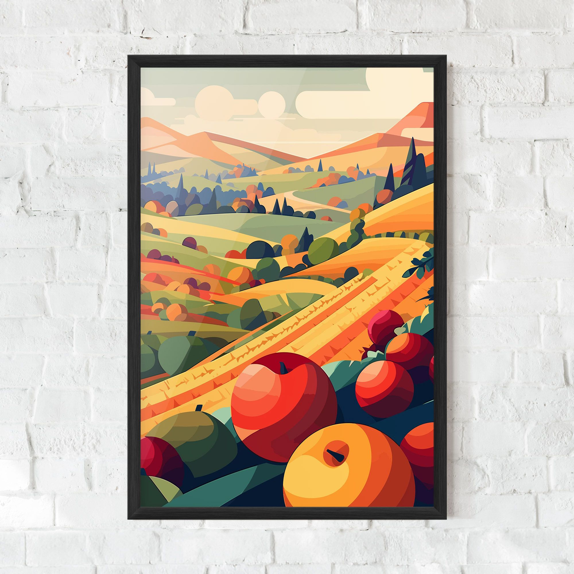 Autumn Rural Fruits mockup 0