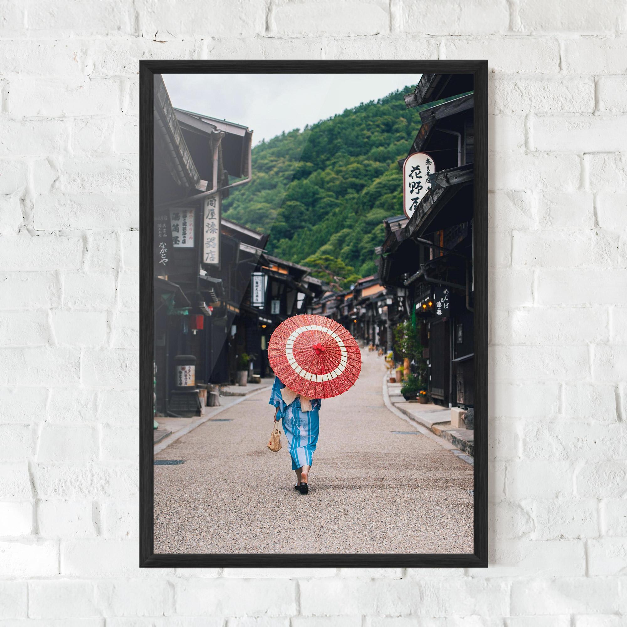 Poster Înrămat China Roads mockup 0