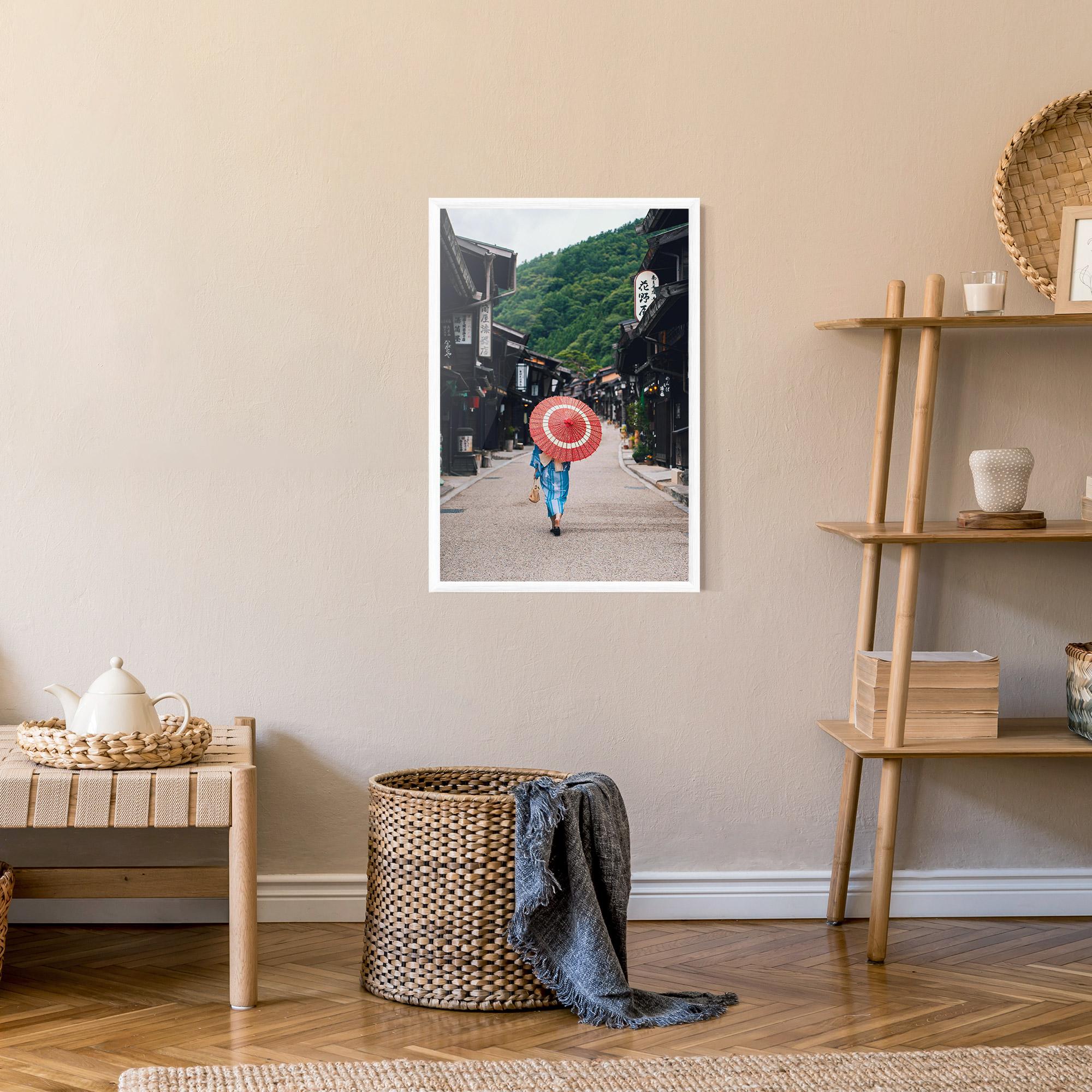 Poster Înrămat China Roads mockup 9