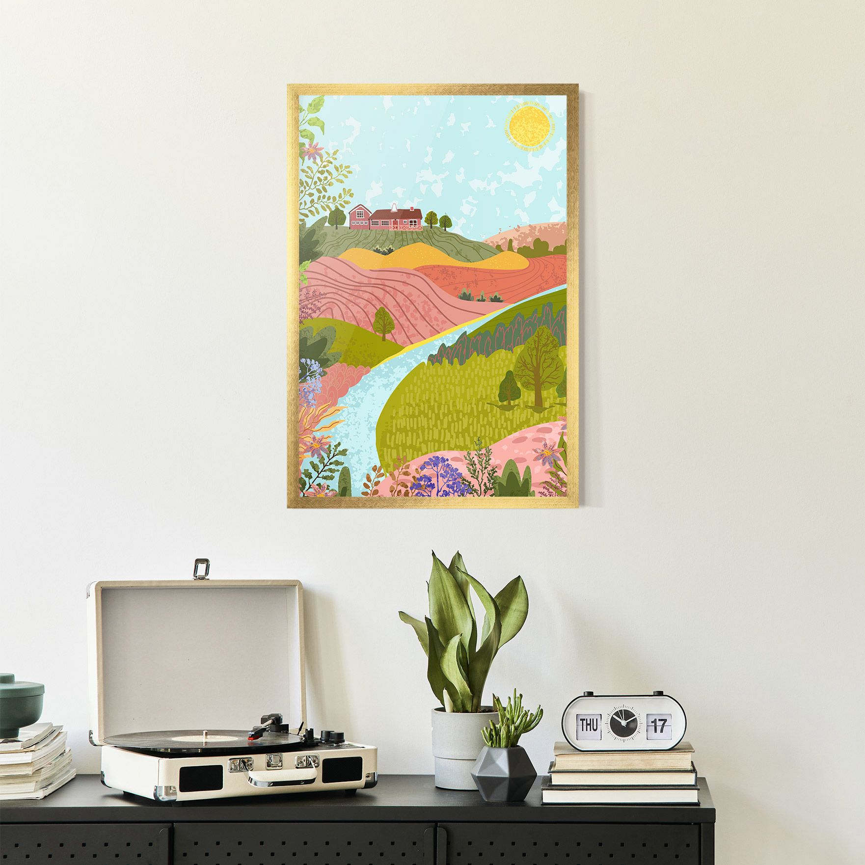 Pink House View mockup 2