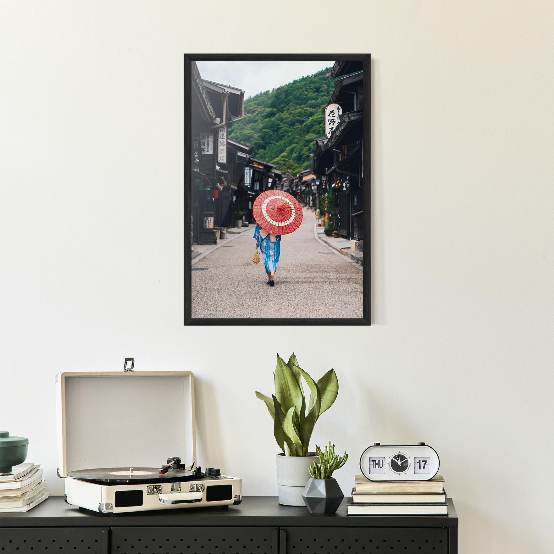 Poster Înrămat China Roads mockup 2