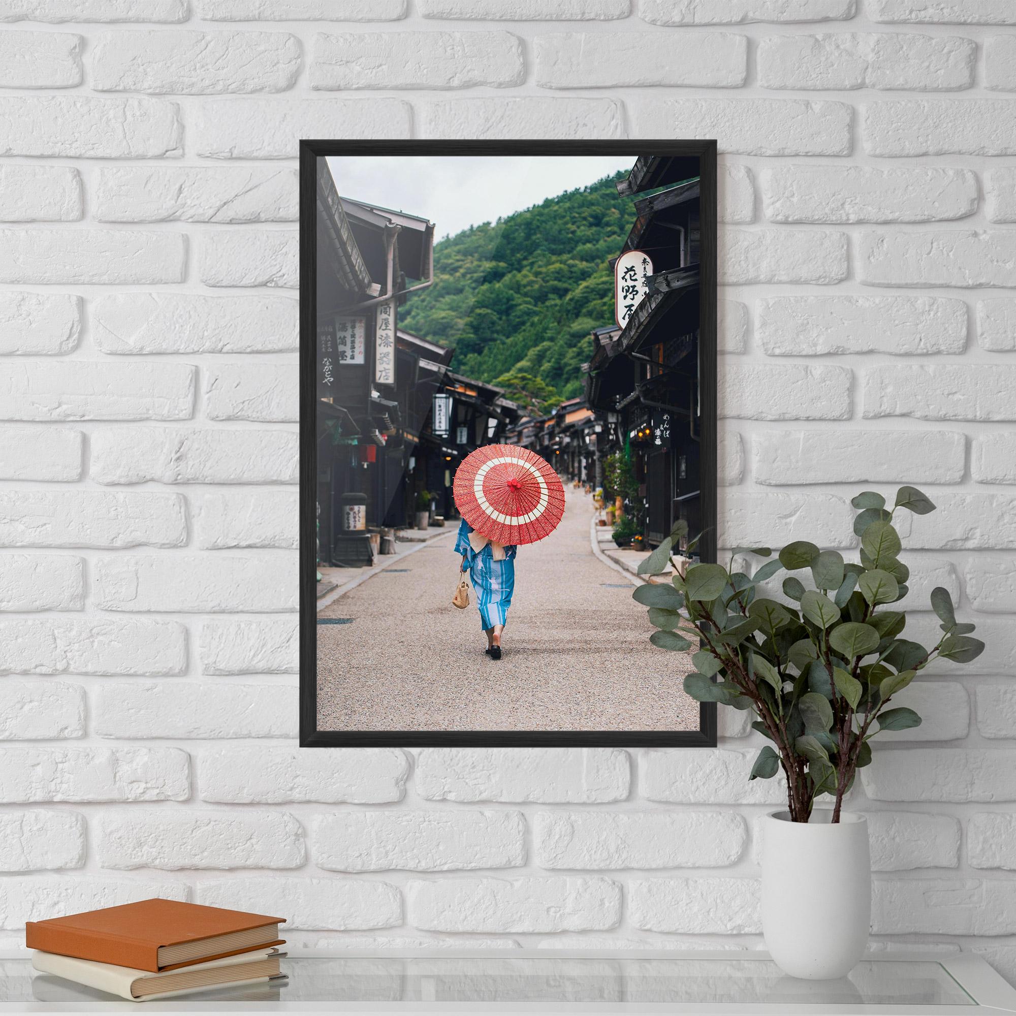 Poster Înrămat China Roads mockup 5