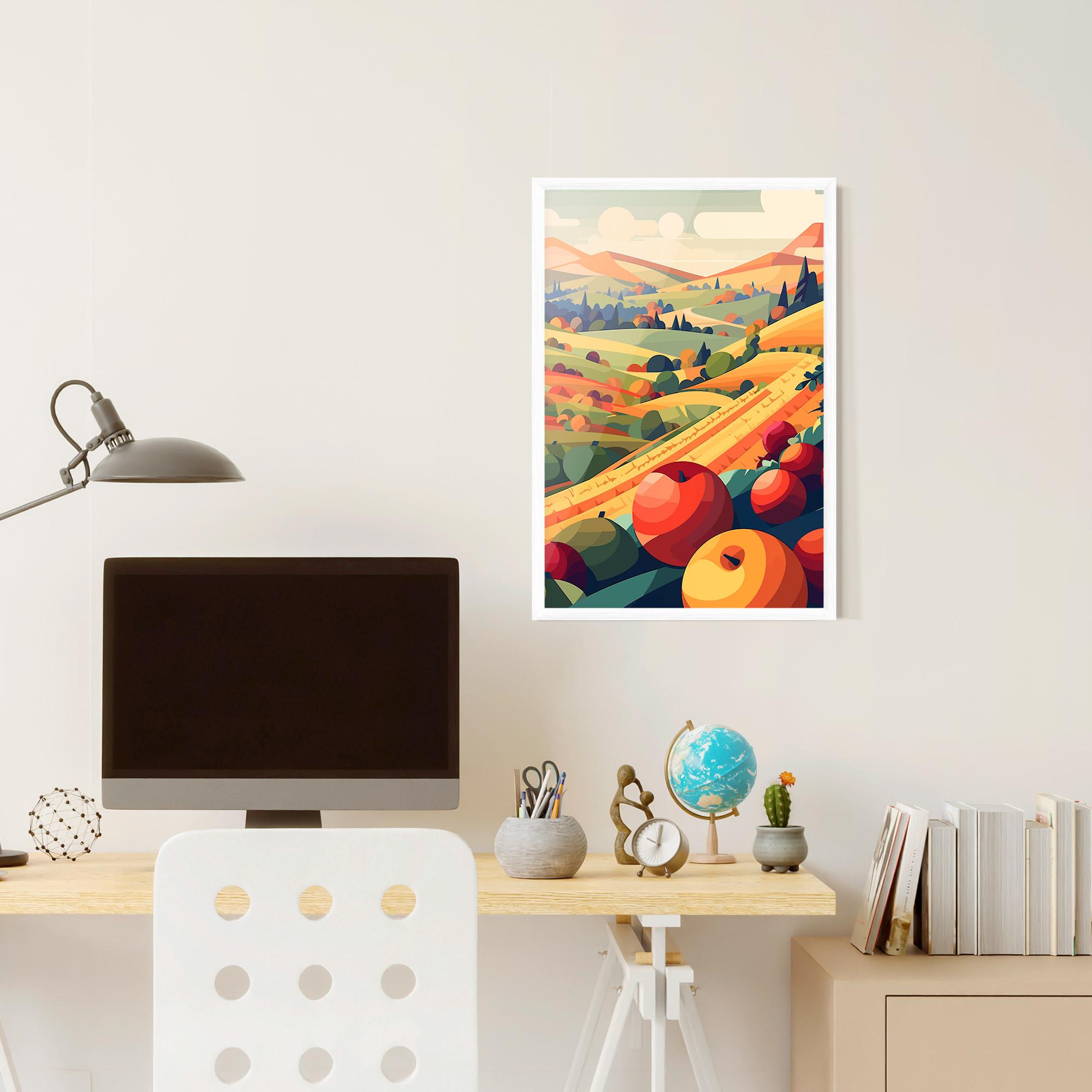 Poster Înrămat Autumn Rural Fruits mockup 6