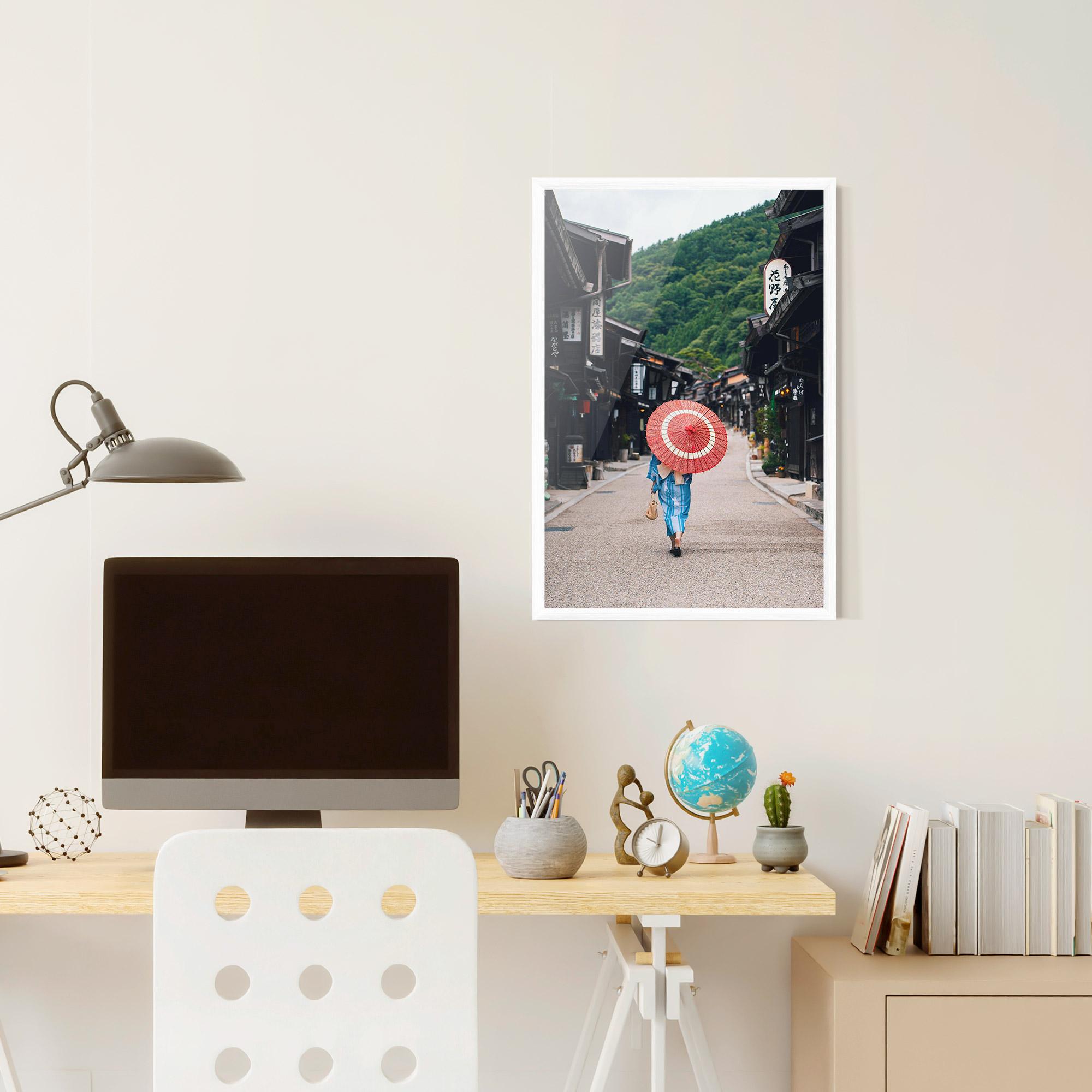 Poster Înrămat China Roads mockup 6