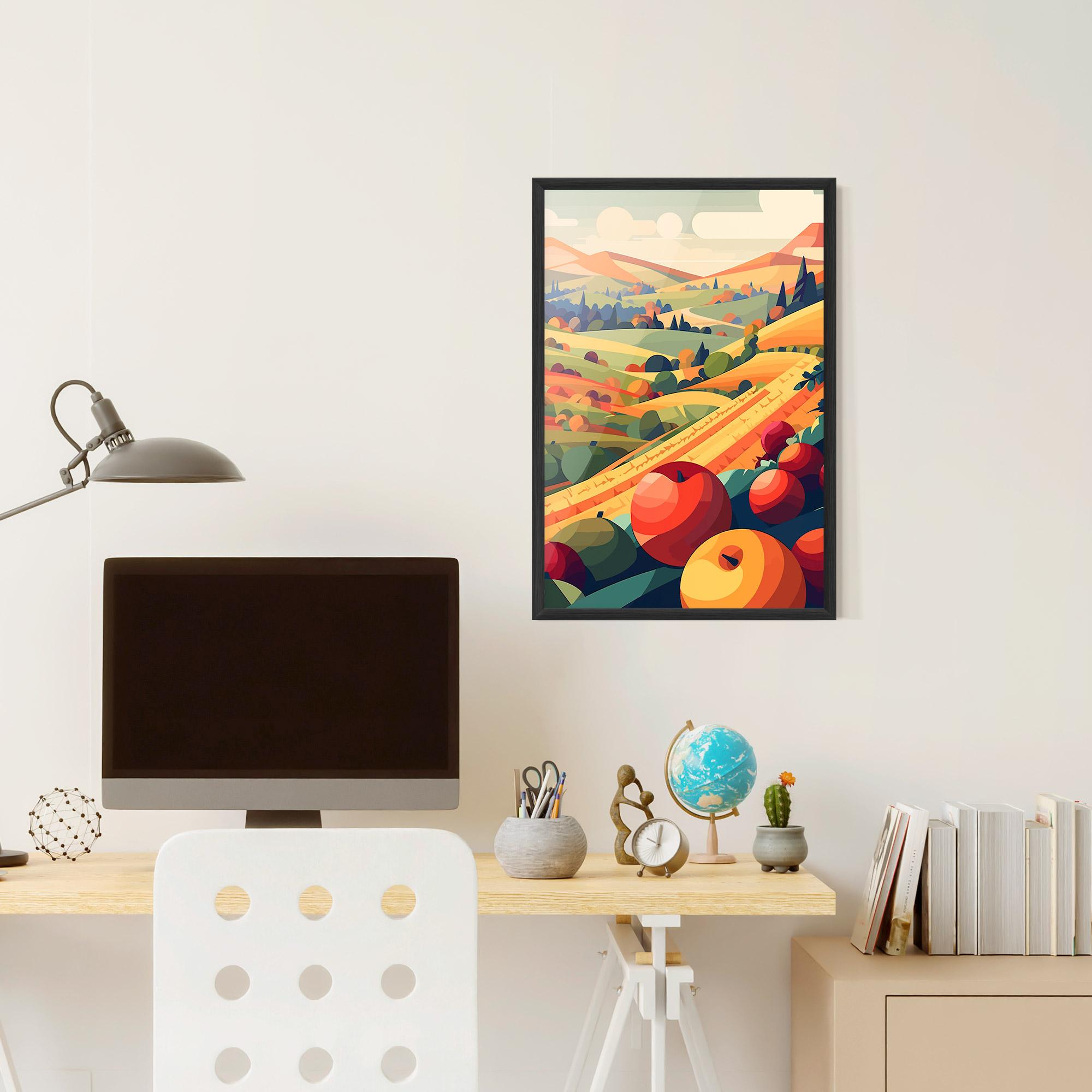 Poster Înrămat Autumn Rural Fruits mockup 6