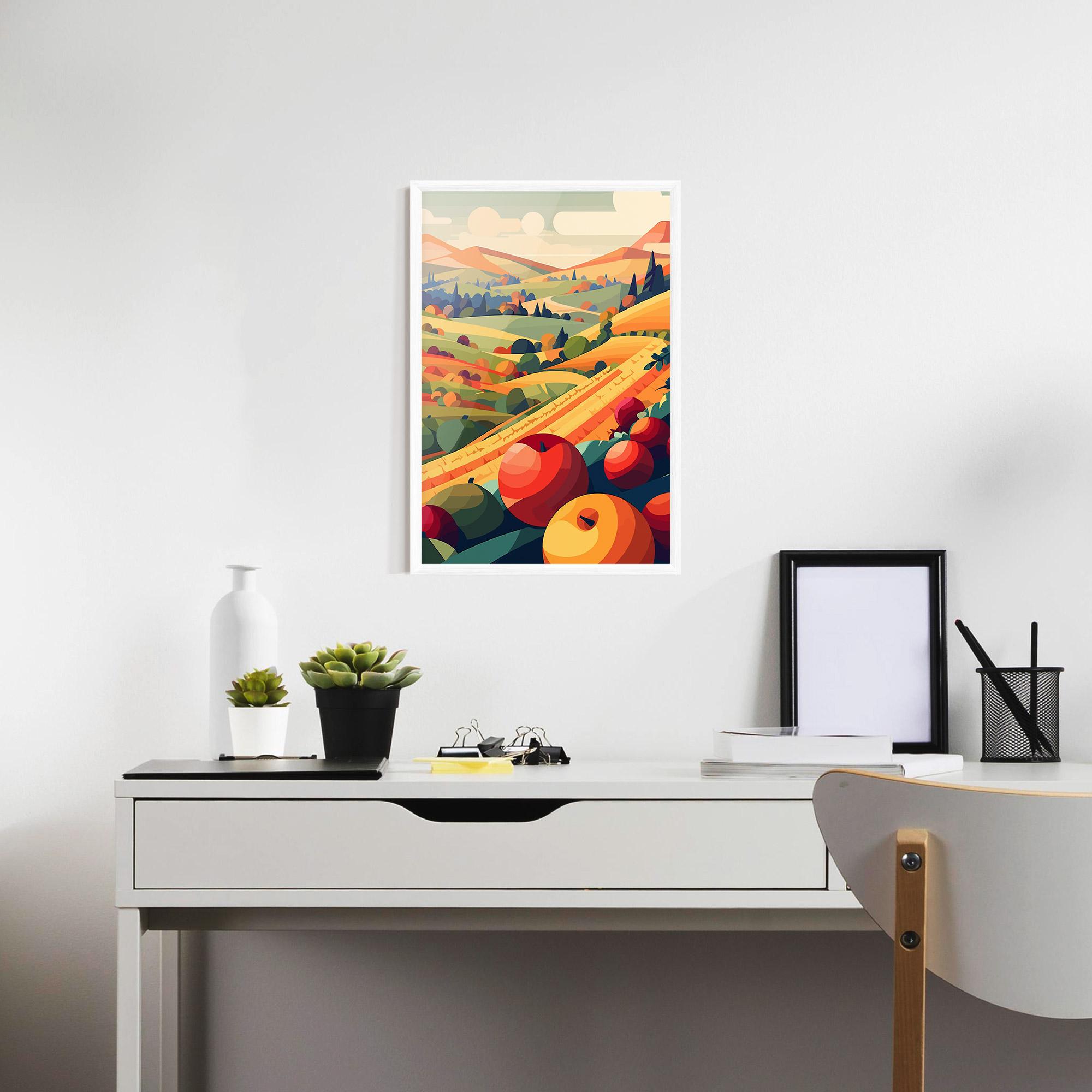 Poster Înrămat Autumn Rural Fruits mockup 7